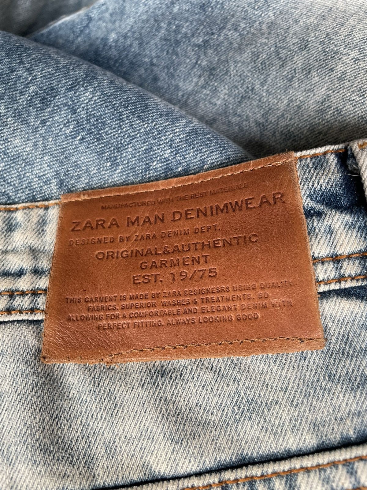 Zara Zara Ziq Zaq Fashion Jeans Size US 37 - 11 Thumbnail