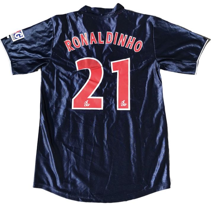 Nike Retro ”Ronaldinho” PSG Soccer Football Jersey | Grailed