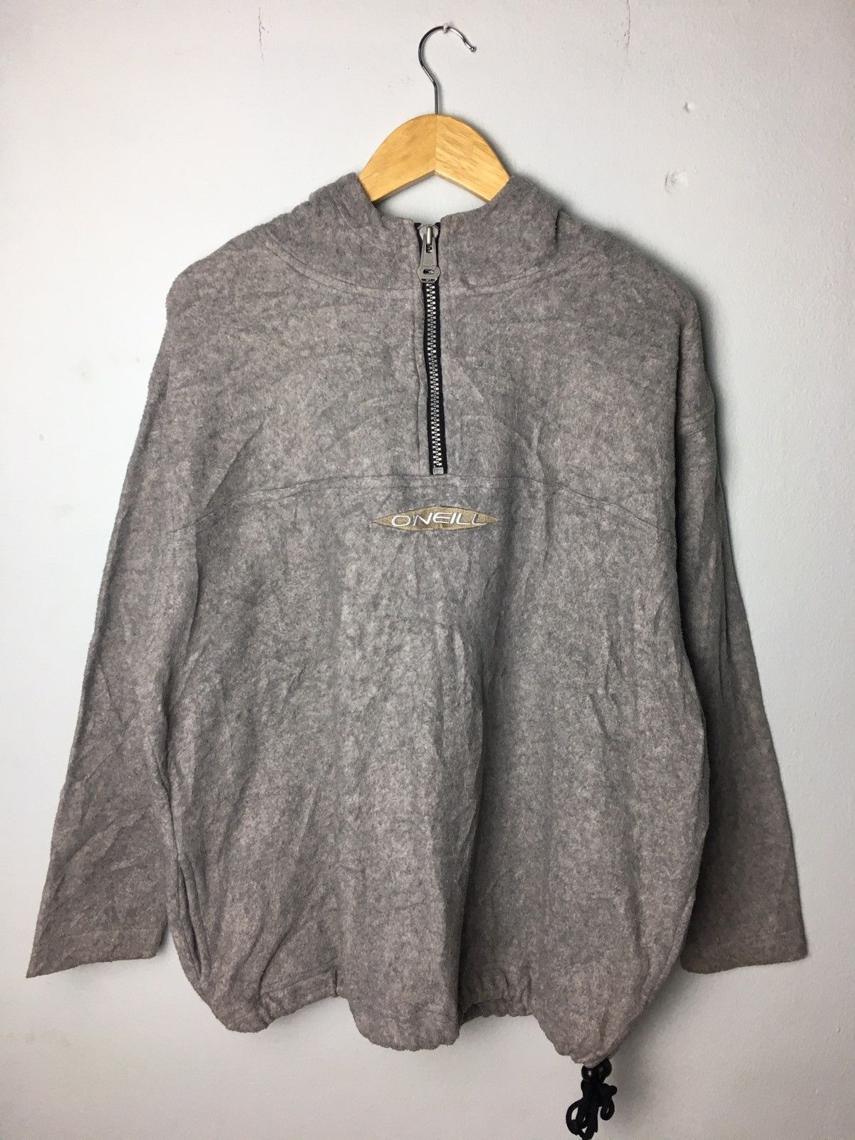 O'Neill Vintage Oneill Center Logo Embroidery Fleece Hoodie Size US M / EU 48-50 / 2 - 2 Thumbnail