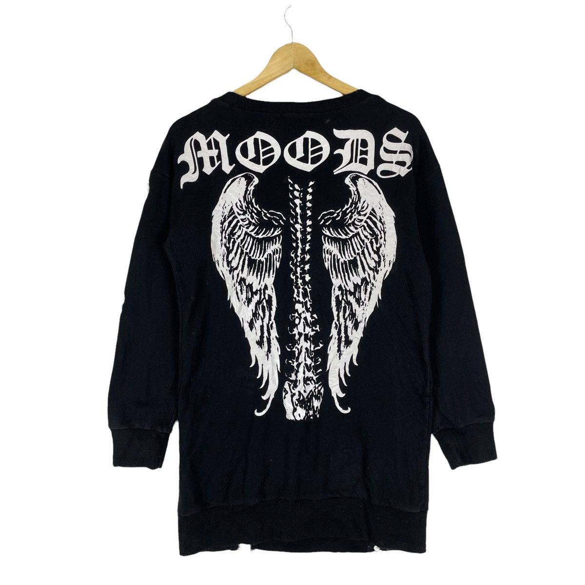 Japanese Brand 🔥GLAD NEW MOODS GOTHIC PUNK WOMEN SWEATSHIRT Size ONE SIZE - 6 Thumbnail