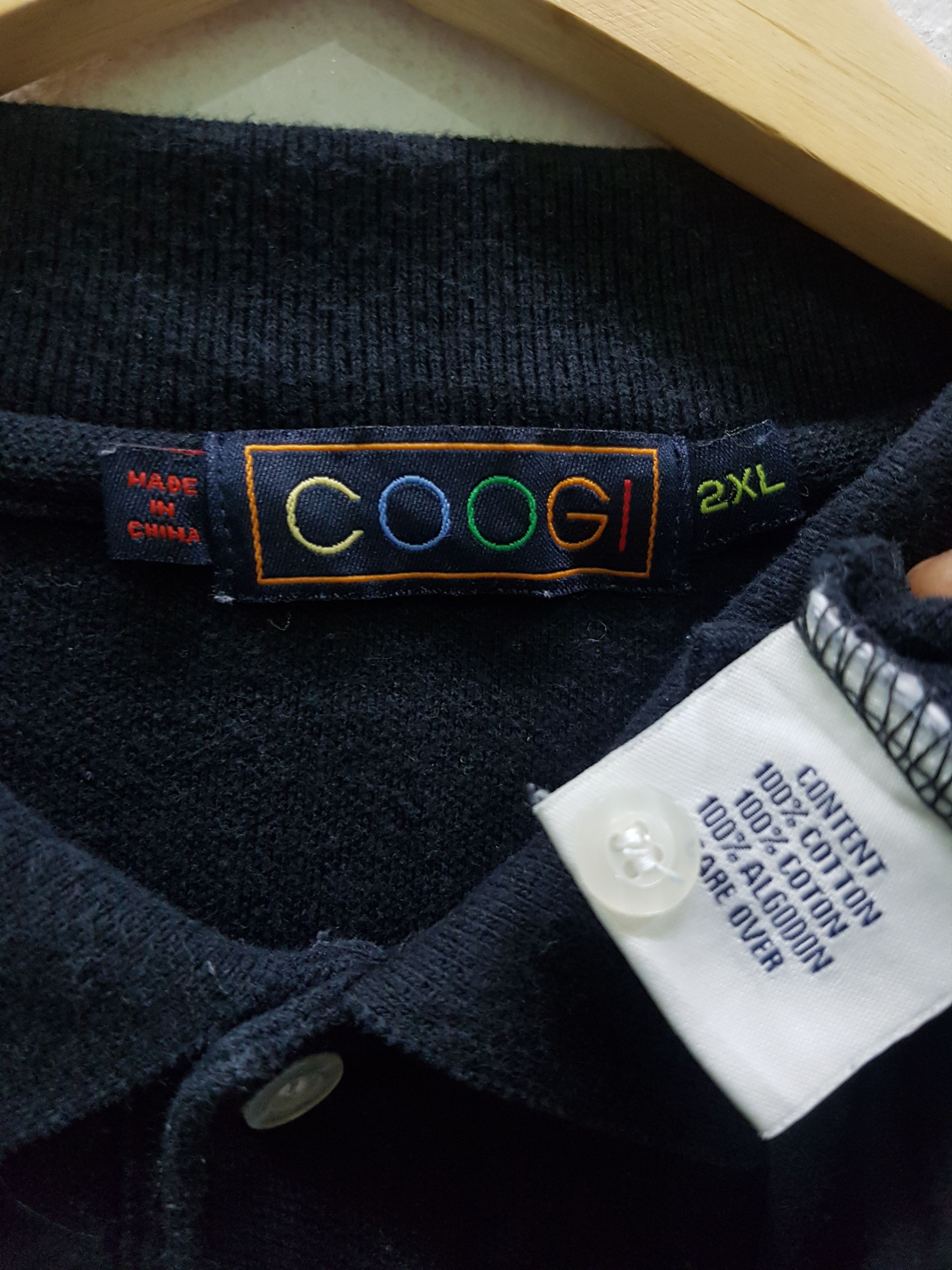 Coogi × Designer × Vintage Coogi Long Sleeve Polo Shirt Embroidery Logo Nice Design Size US XL / EU 56 / 4 - 3 Thumbnail