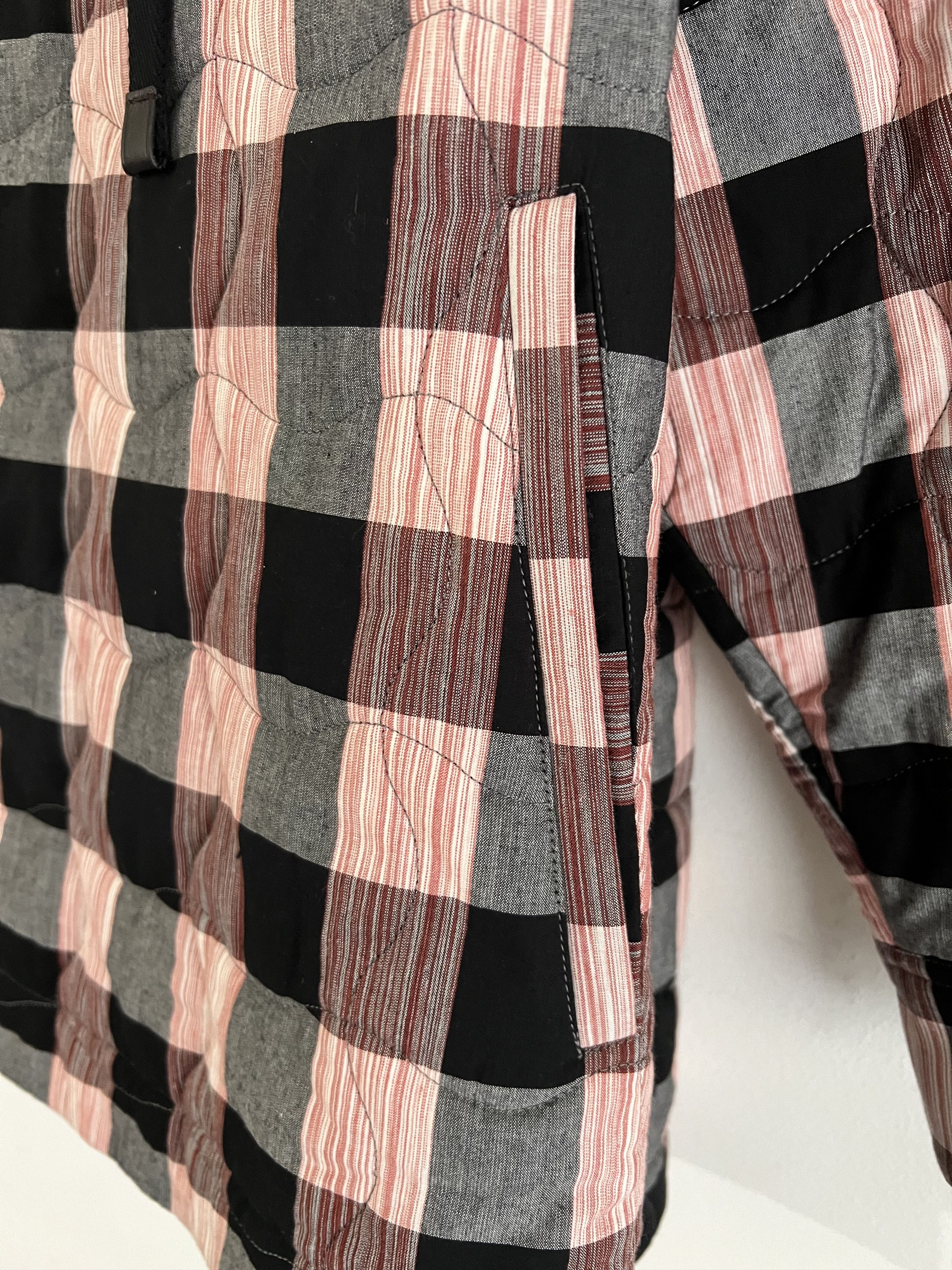 Loewe Cotton Quilted Check Hooded Shirt Size US M / EU 48-50 / 2 - 7 Thumbnail