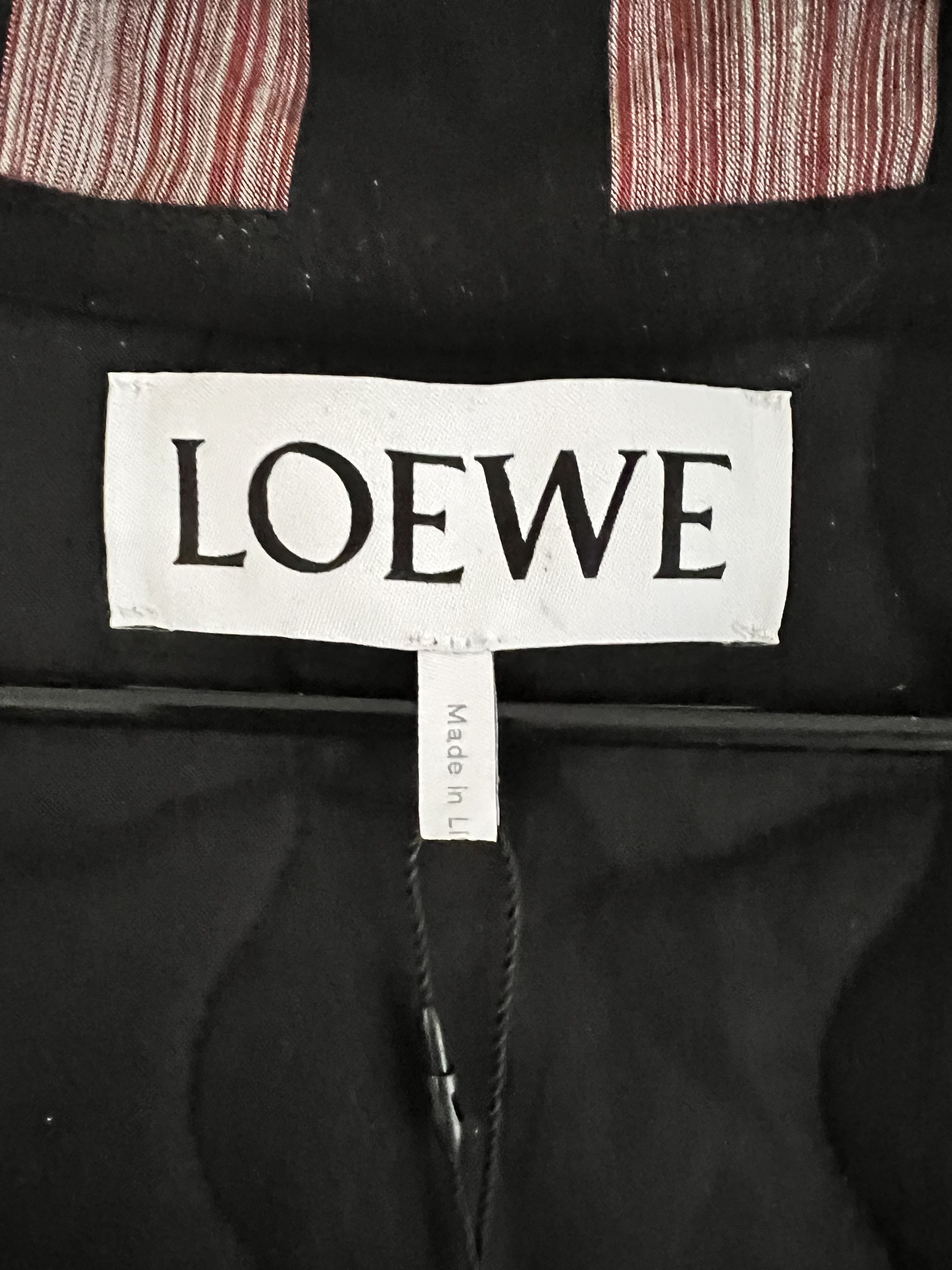 Loewe Cotton Quilted Check Hooded Shirt Size US M / EU 48-50 / 2 - 11 Thumbnail