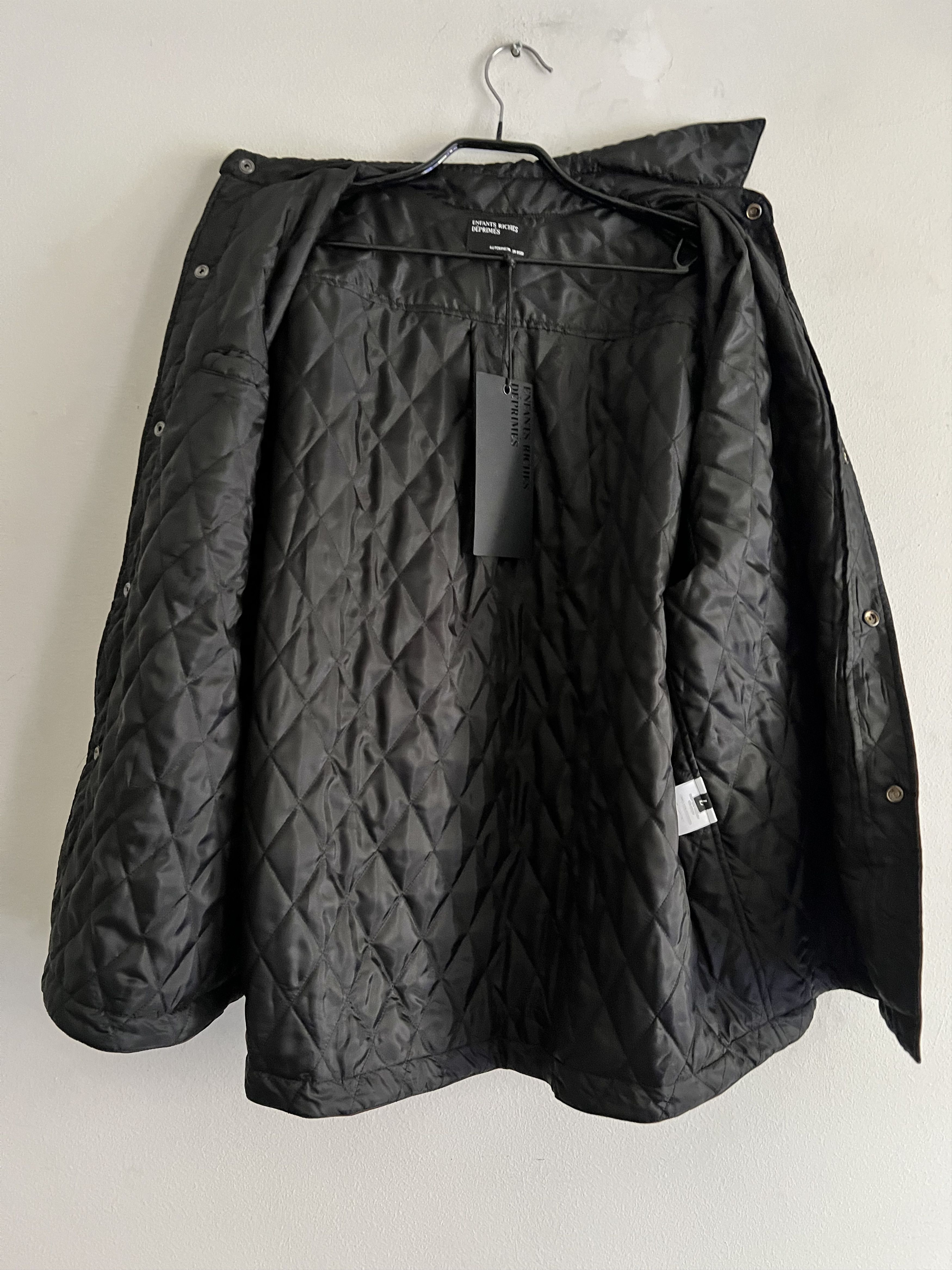 Enfants Riches Deprimes Satin Russian Tattoo Quilted Overshirt Size US L / EU 52-54 / 3 - 9 Thumbnail
