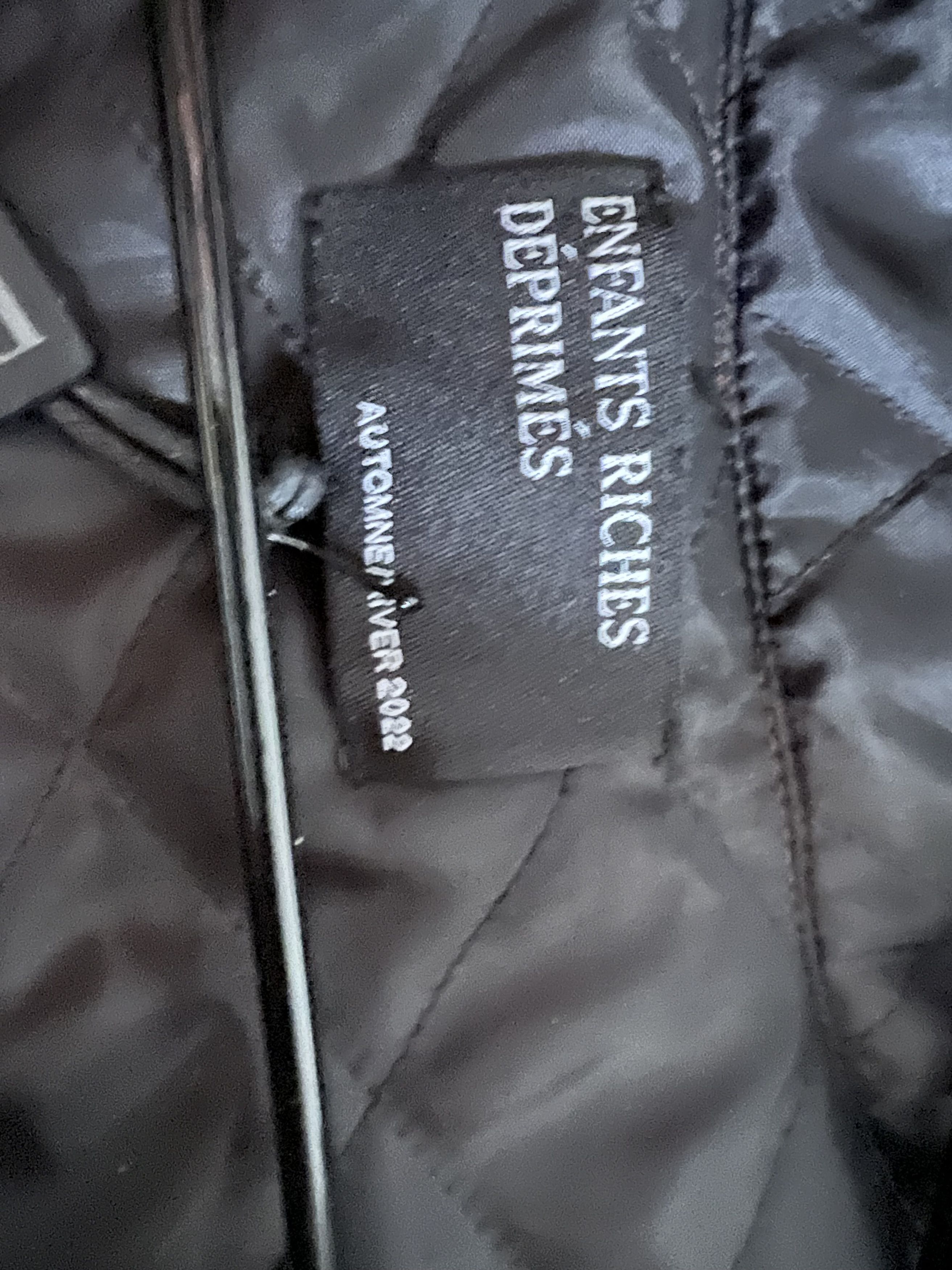 Enfants Riches Deprimes Satin Russian Tattoo Quilted Overshirt Size US L / EU 52-54 / 3 - 10 Thumbnail