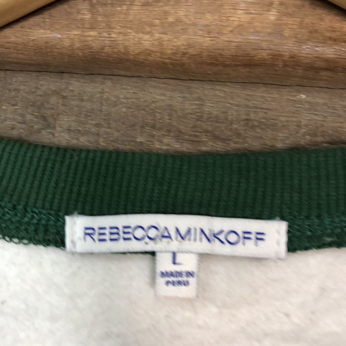 Japanese Brand Rebecca Minkoff art batik Green Sweatshirt #5717 Size L / US 10 / IT 46 - 11 Thumbnail