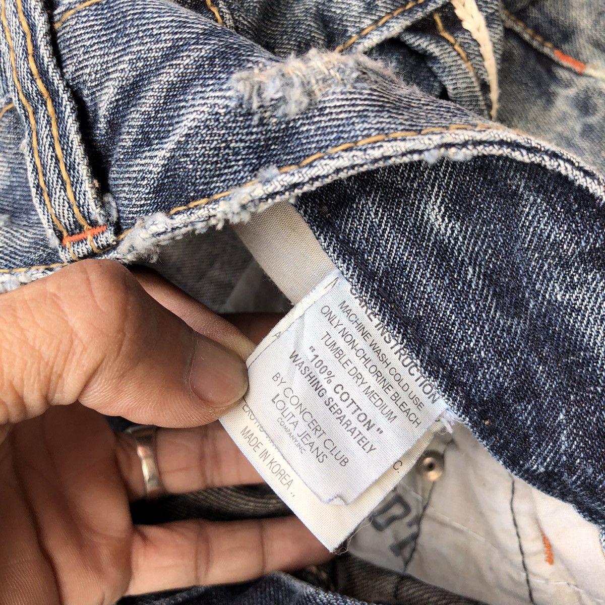 Japanese Brand Yoshitomo Nara Lolita Kinky Bondage Japanese Jeans Size US 33 - 5 Thumbnail