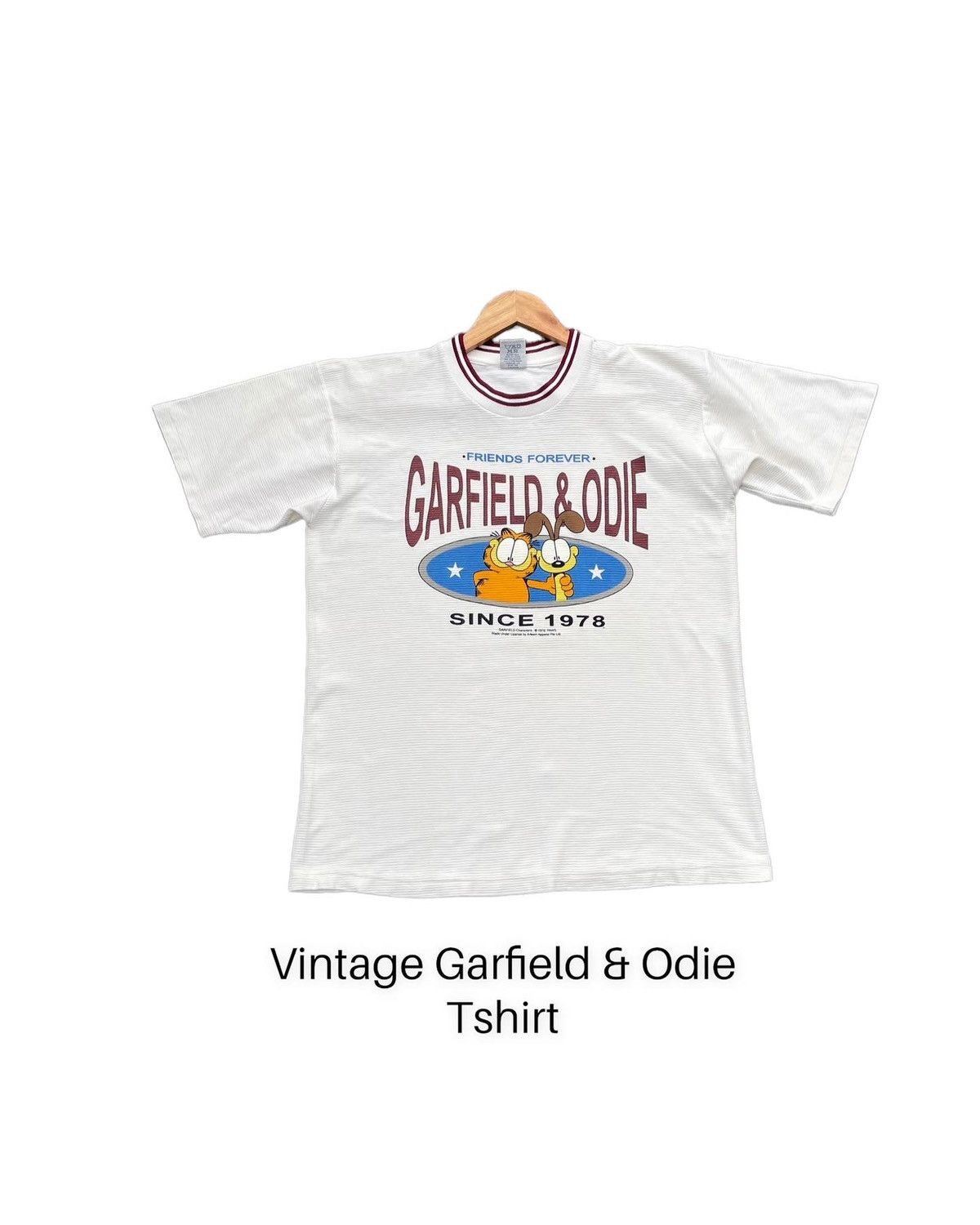 Vintage Vintage Garfield & Odie Tshirt Size US M / EU 48-50 / 2 - 1 Thumbnail