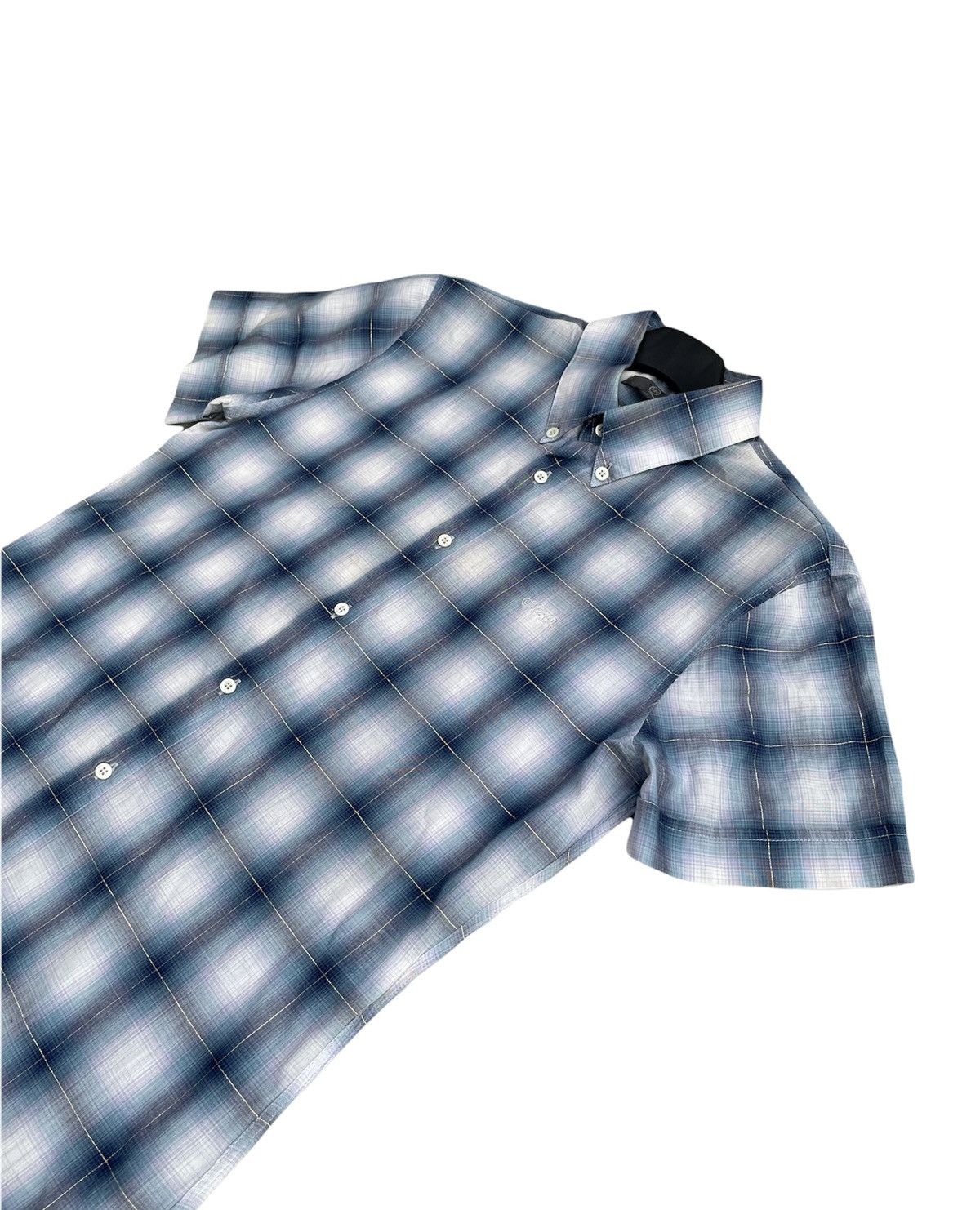 Alexander McQueen Vintage MCQ Metallic Checkered Shirt Size US M / EU 48-50 / 2 - 4 Thumbnail
