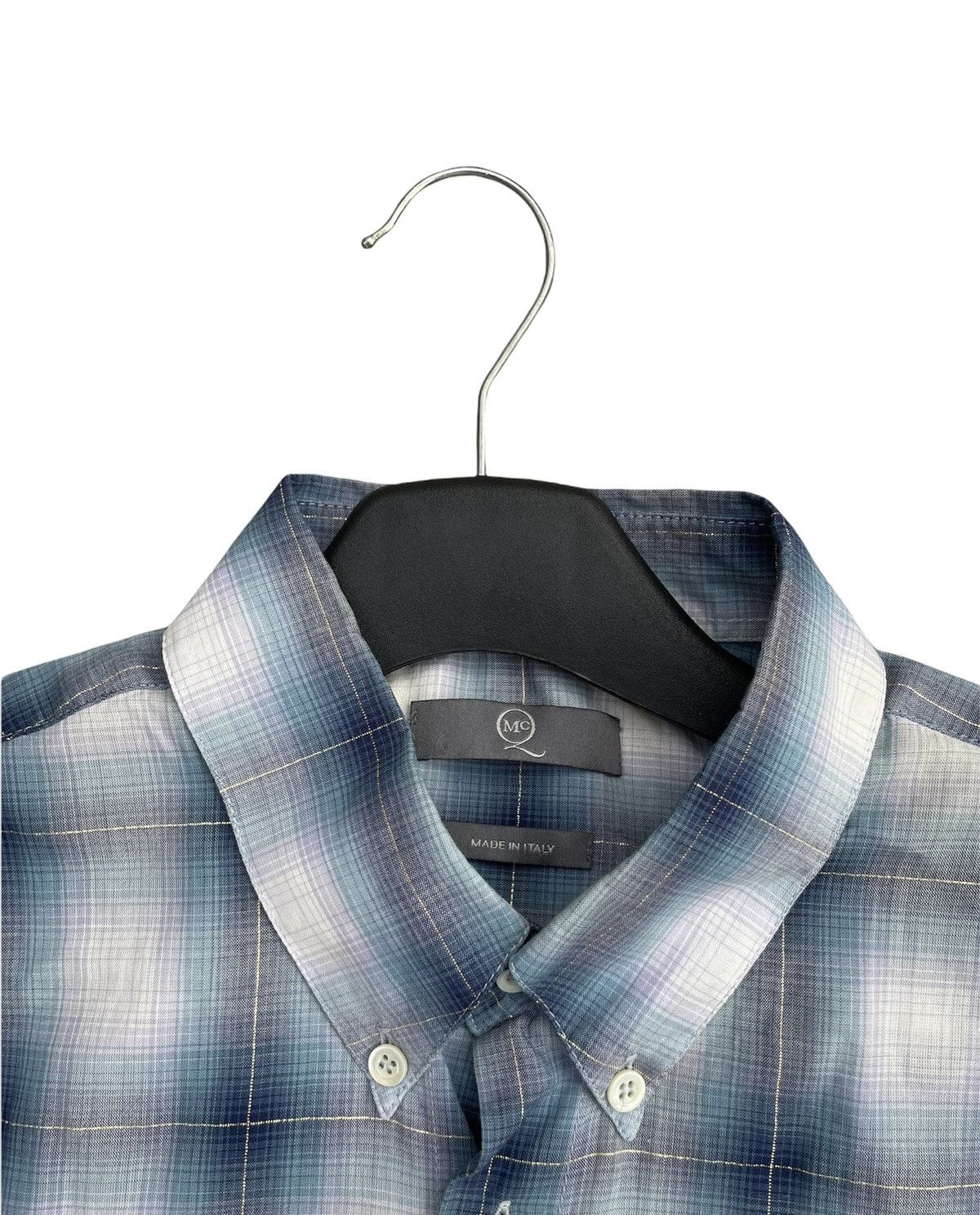 Alexander McQueen Vintage MCQ Metallic Checkered Shirt Size US M / EU 48-50 / 2 - 8 Thumbnail