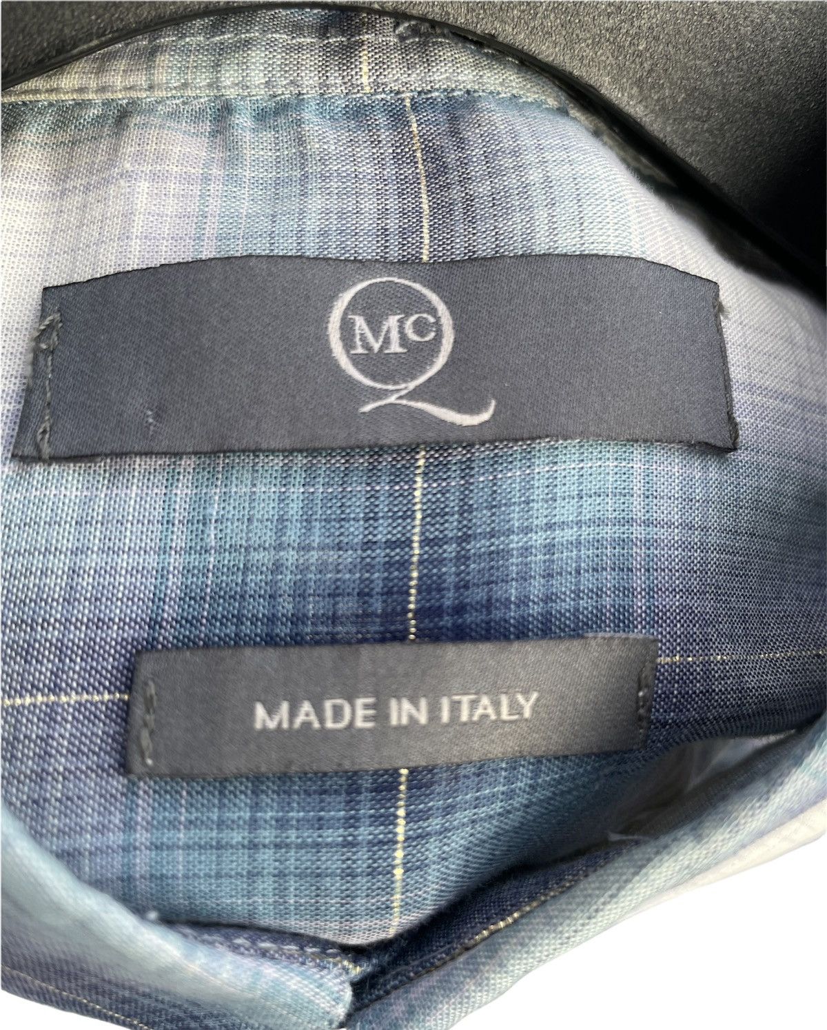 Alexander McQueen Vintage MCQ Metallic Checkered Shirt Size US M / EU 48-50 / 2 - 2 Thumbnail