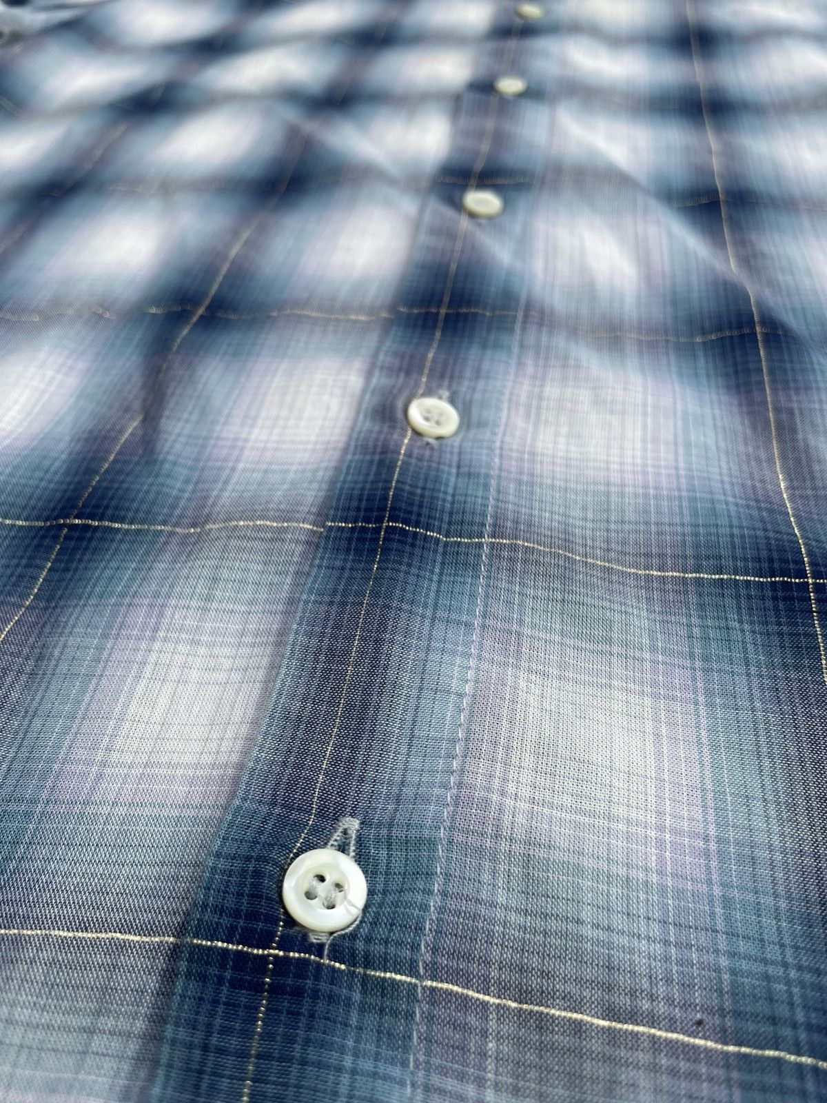 Alexander McQueen Vintage MCQ Metallic Checkered Shirt Size US M / EU 48-50 / 2 - 13 Thumbnail