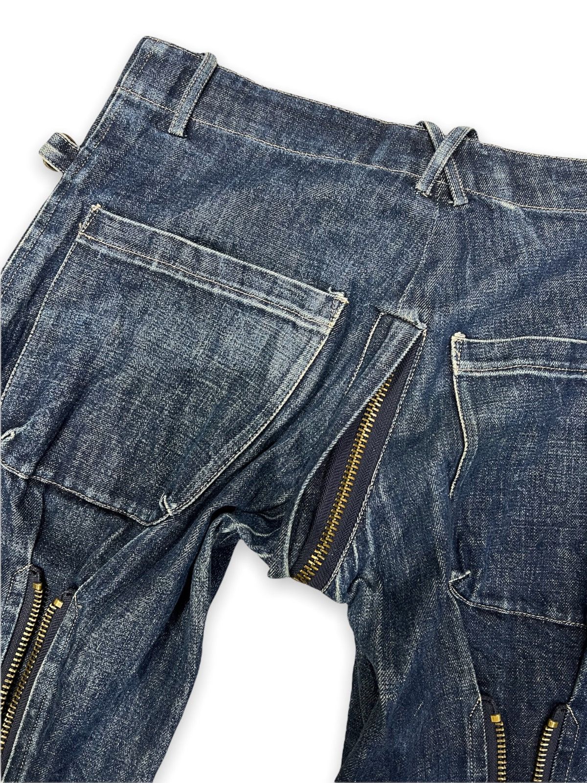Beauty Beast Beauty:Beast Aileen Zipper Bondage Denim Size US 32 / EU 48 - 7 Thumbnail