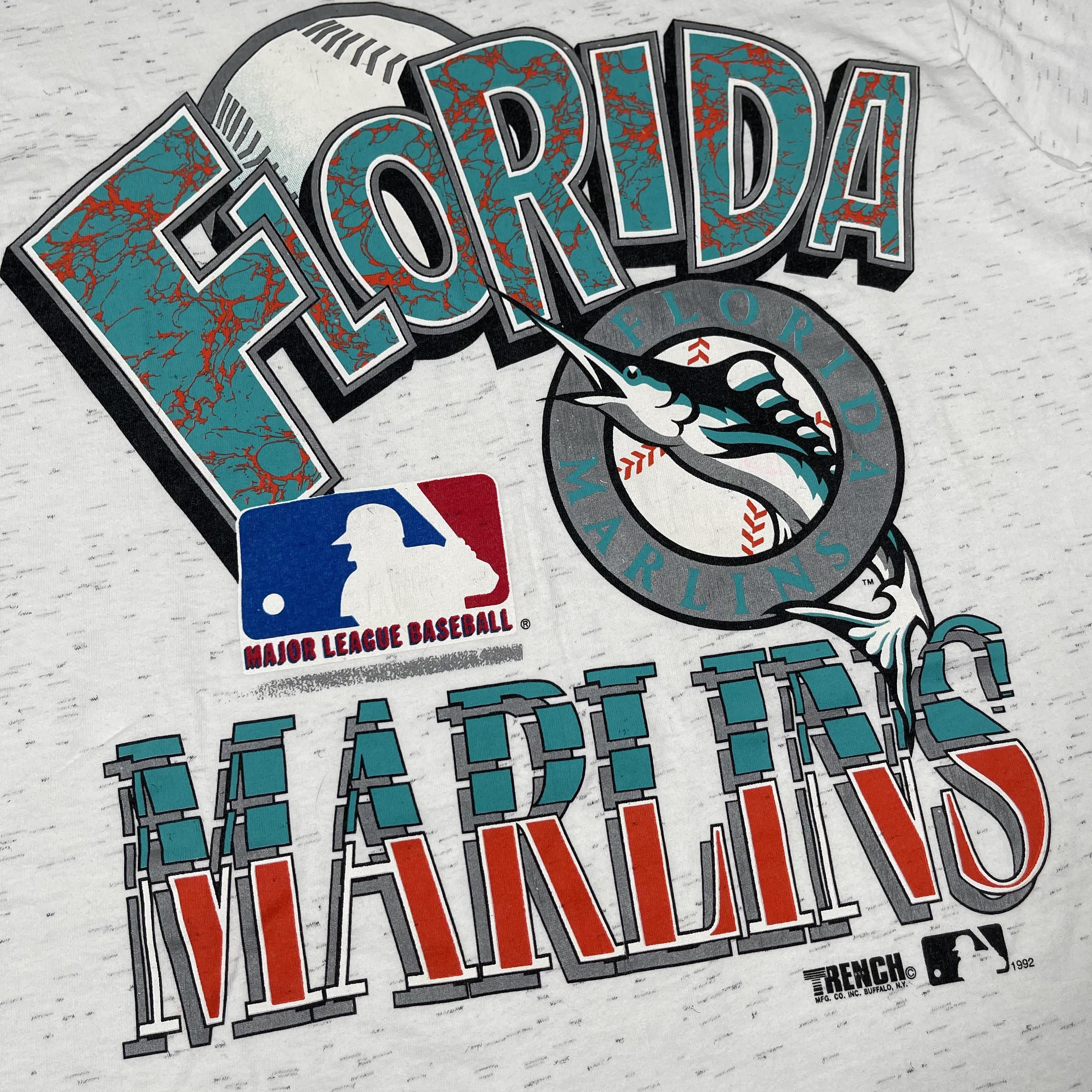 MLB × Vintage Vintage 1992 Florida Marlins MLB Baseball Rare Tee Size US L / EU 52-54 / 3 - 3 Thumbnail