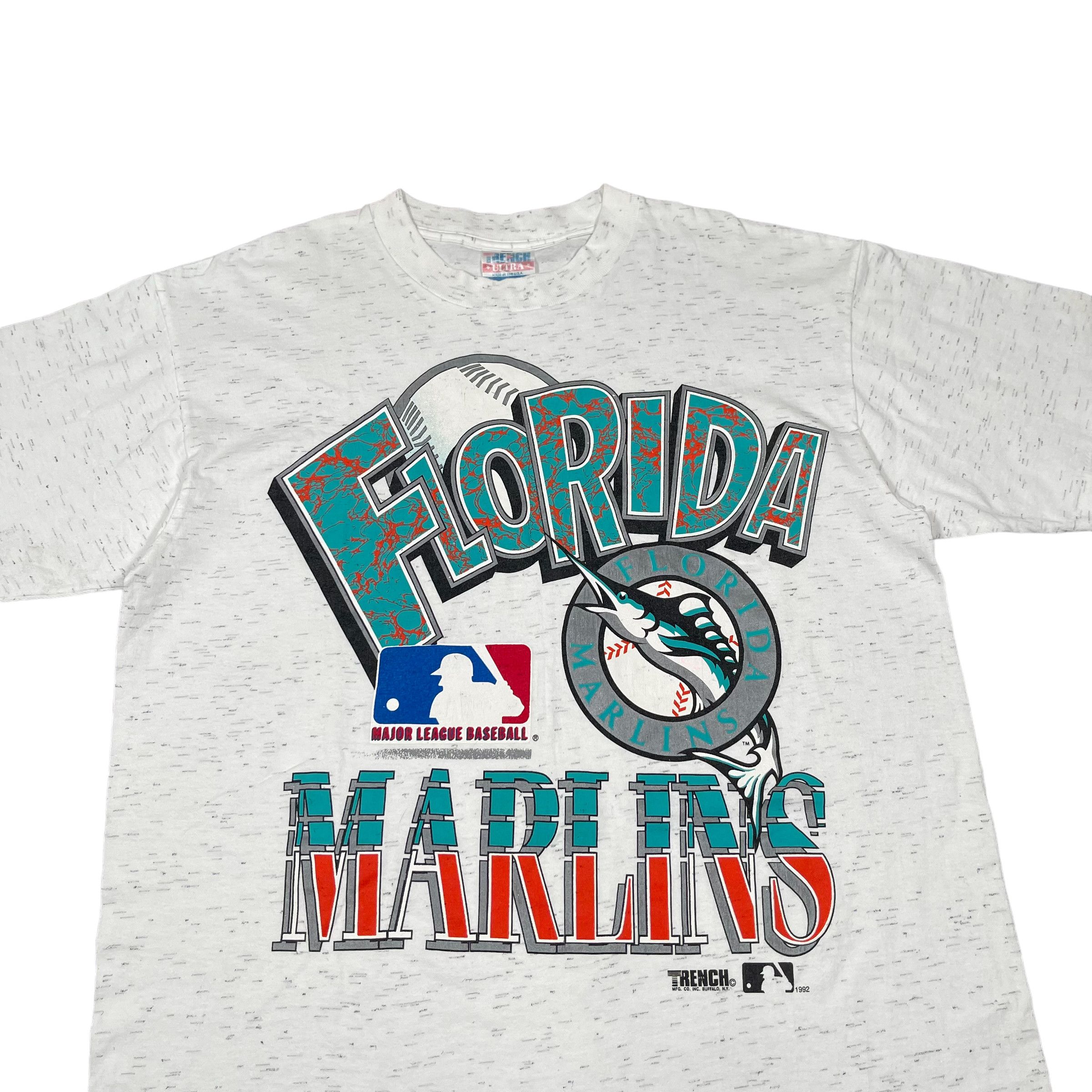 MLB × Vintage Vintage 1992 Florida Marlins MLB Baseball Rare Tee Size US L / EU 52-54 / 3 - 2 Thumbnail