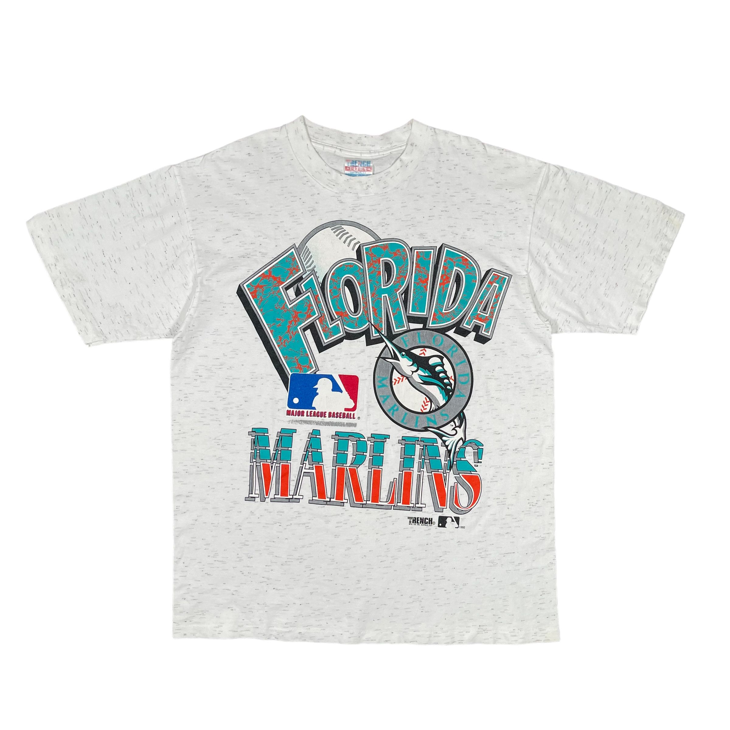 MLB × Vintage Vintage 1992 Florida Marlins MLB Baseball Rare Tee Size US L / EU 52-54 / 3 - 1 Thumbnail
