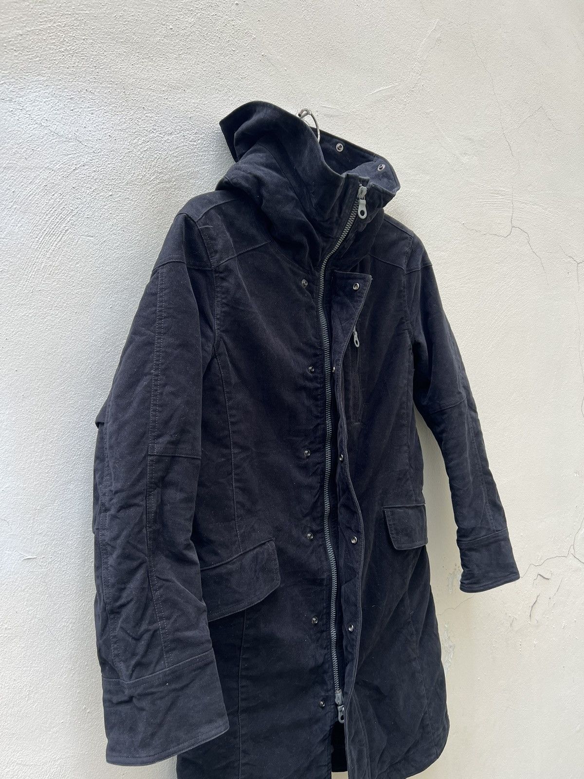 RIPVANWINKLE Rip Van Winkle Japan Black Moleskin Cotton Gorpcore Parka Size US M / EU 48-50 / 2 - 12 Thumbnail