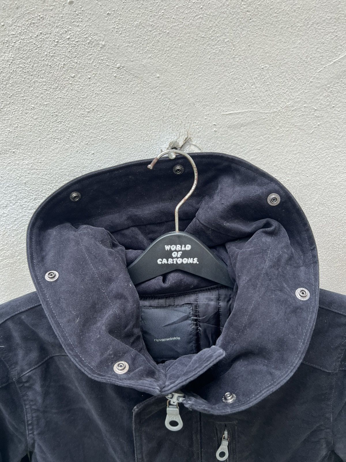 RIPVANWINKLE Rip Van Winkle Japan Black Moleskin Cotton Gorpcore Parka Size US M / EU 48-50 / 2 - 3 Thumbnail
