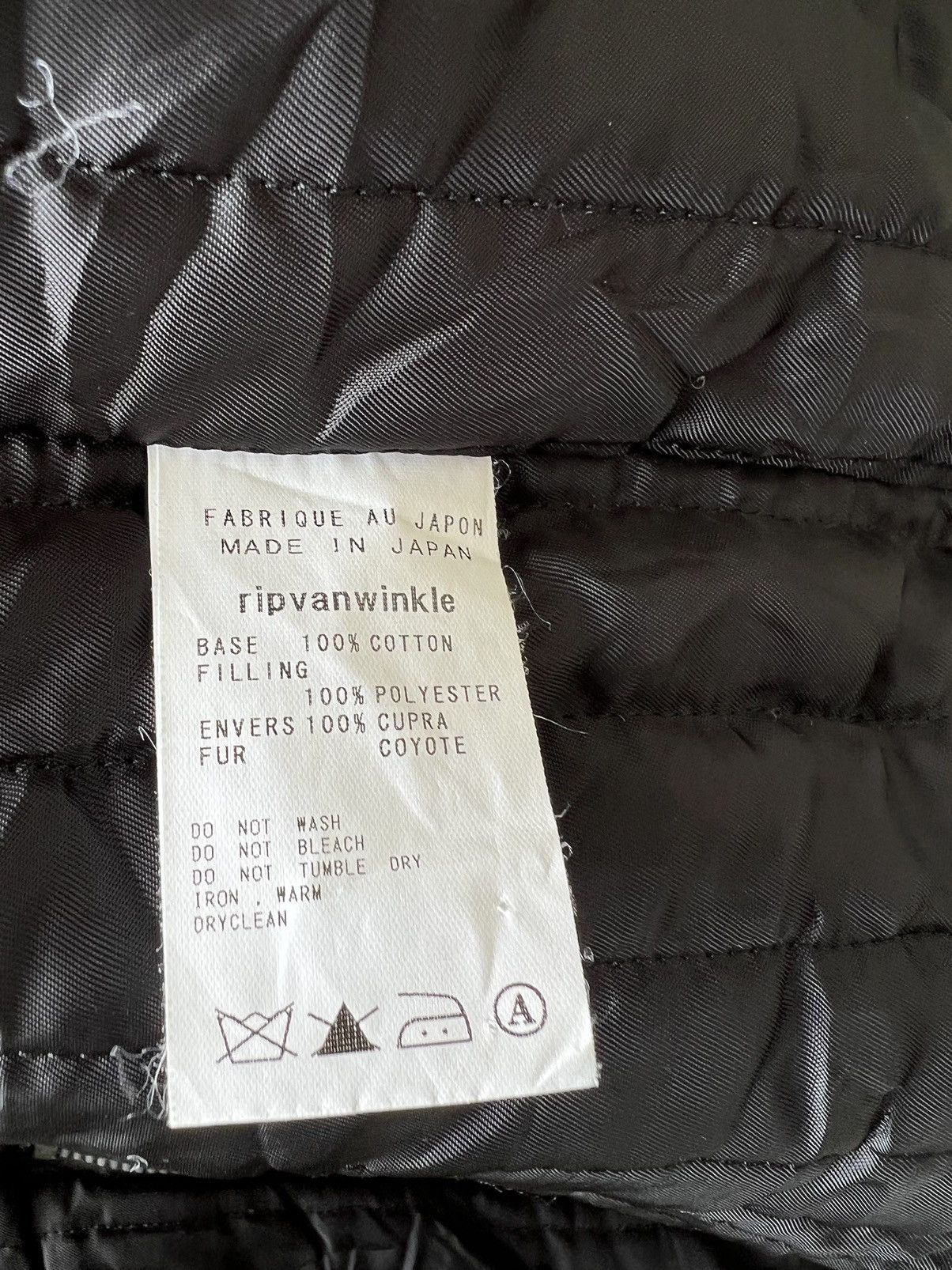 RIPVANWINKLE Rip Van Winkle Japan Black Moleskin Cotton Gorpcore Parka Size US M / EU 48-50 / 2 - 17 Thumbnail