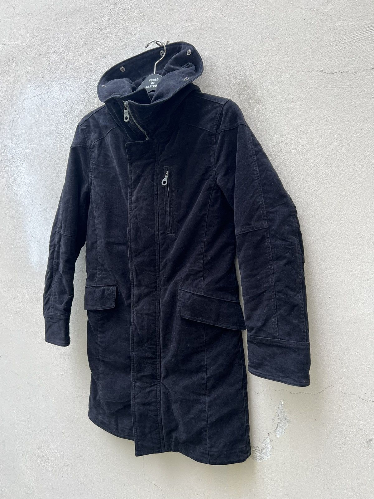 RIPVANWINKLE Rip Van Winkle Japan Black Moleskin Cotton Gorpcore Parka Size US M / EU 48-50 / 2 - 6 Thumbnail