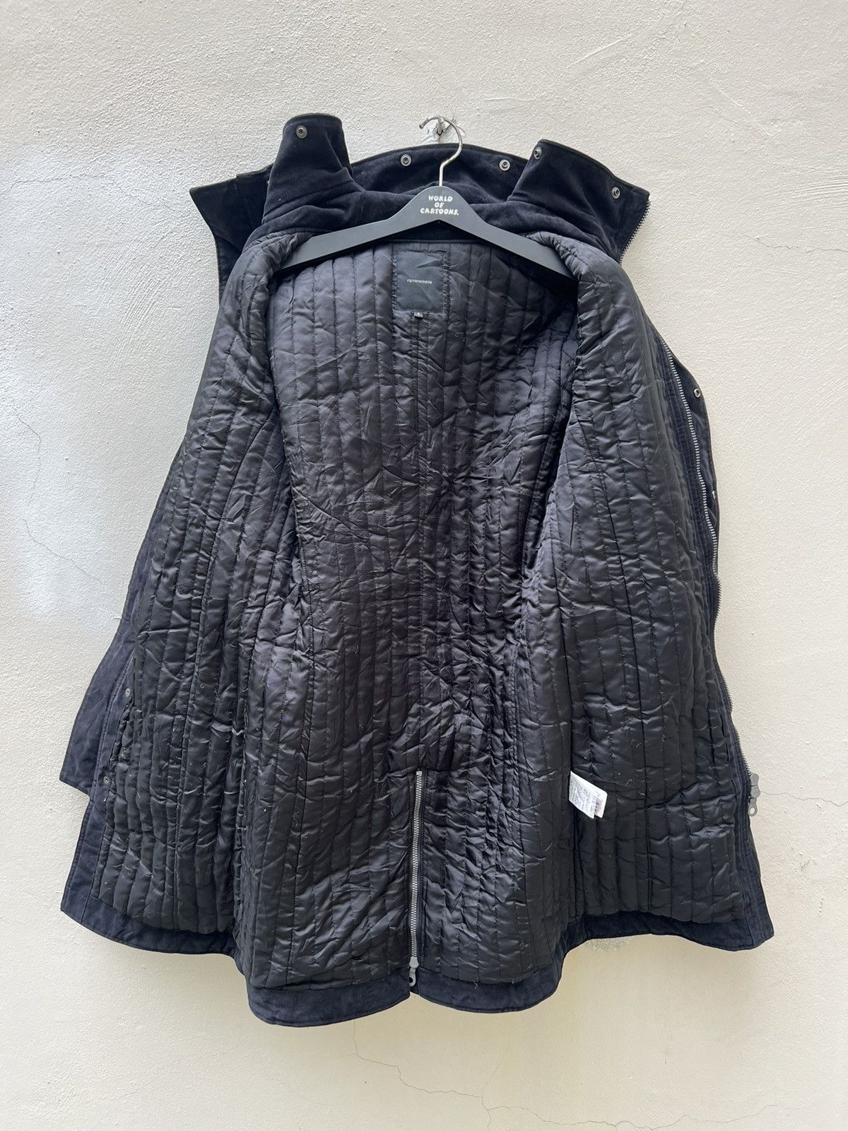 RIPVANWINKLE Rip Van Winkle Japan Black Moleskin Cotton Gorpcore Parka Size US M / EU 48-50 / 2 - 15 Thumbnail