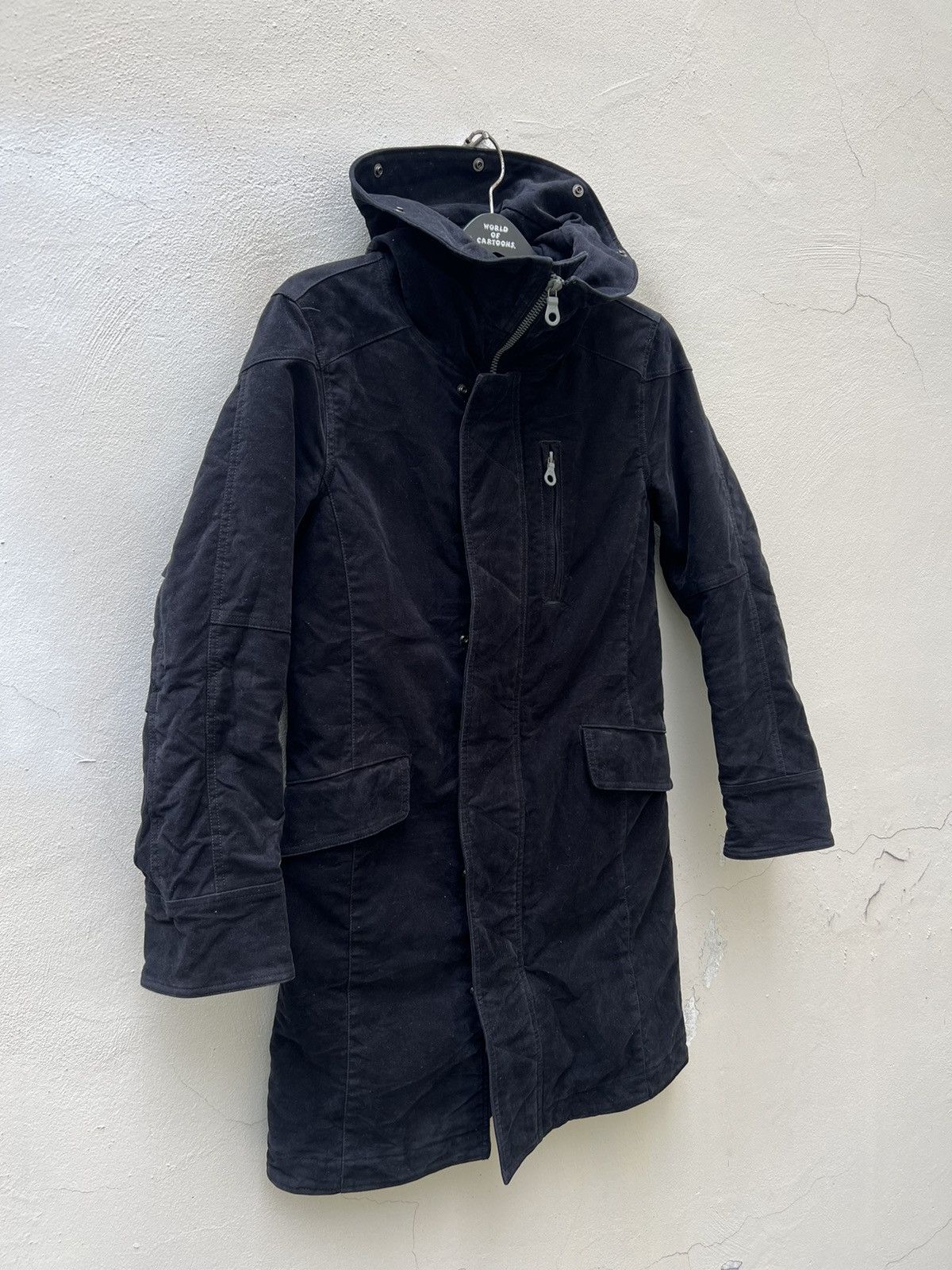 RIPVANWINKLE Rip Van Winkle Japan Black Moleskin Cotton Gorpcore Parka Size US M / EU 48-50 / 2 - 5 Thumbnail