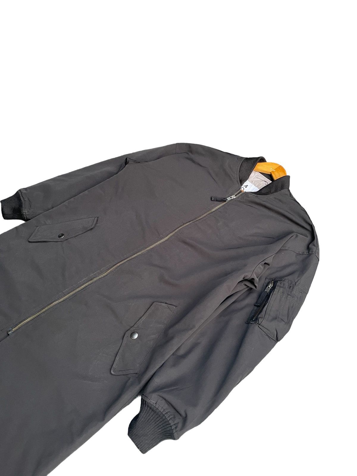 If Six Was Nine Japanese Lakole Long Bomber Jacket Size M / US 6-8 / IT 42-44 - 2 Thumbnail