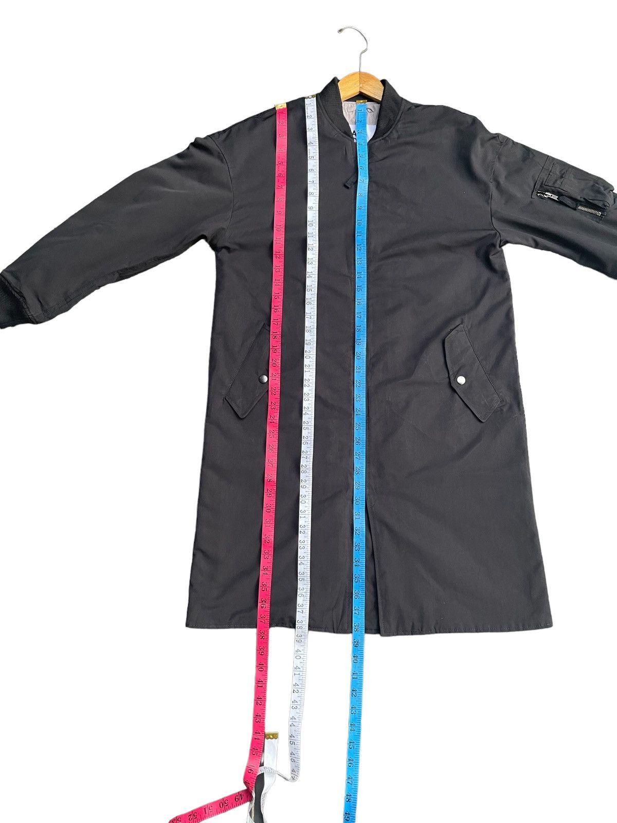 If Six Was Nine Japanese Lakole Long Bomber Jacket Size M / US 6-8 / IT 42-44 - 15 Thumbnail