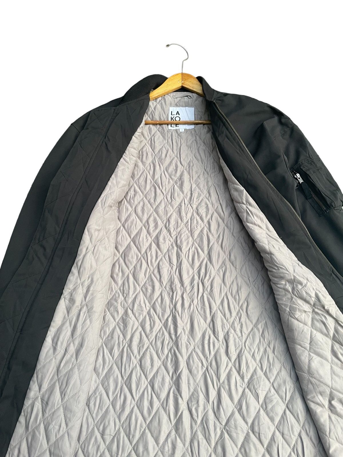 If Six Was Nine Japanese Lakole Long Bomber Jacket Size M / US 6-8 / IT 42-44 - 8 Thumbnail