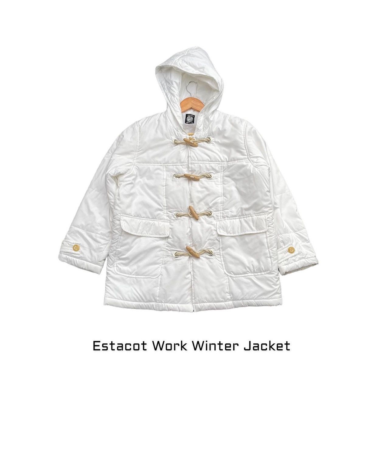 Japanese Brand Estacot Work Winter Jacket Size US M / EU 48-50 / 2 - 1 Thumbnail