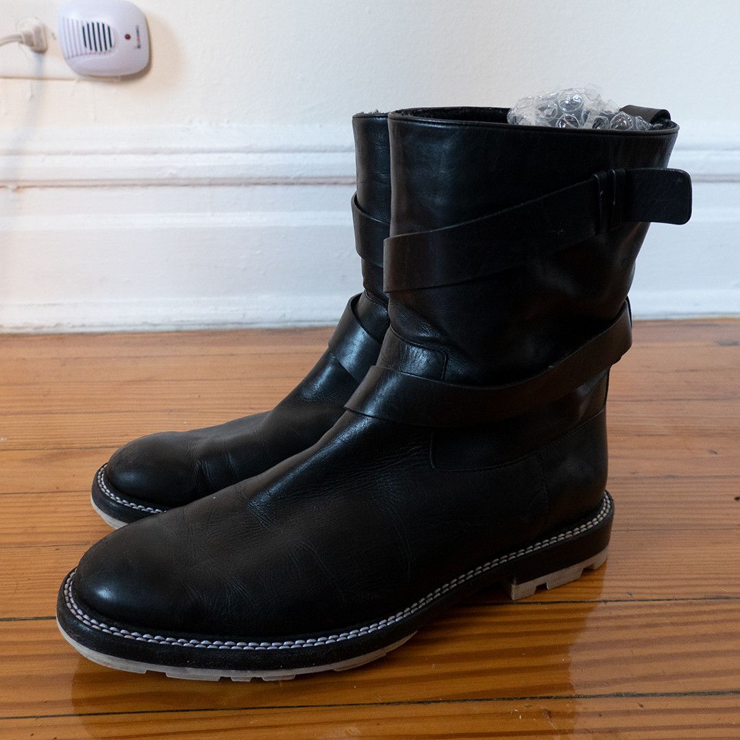 Jil Sander Fur-Lined Jodhpur Strap Boots Size US 8 / EU 41 - 3 Thumbnail