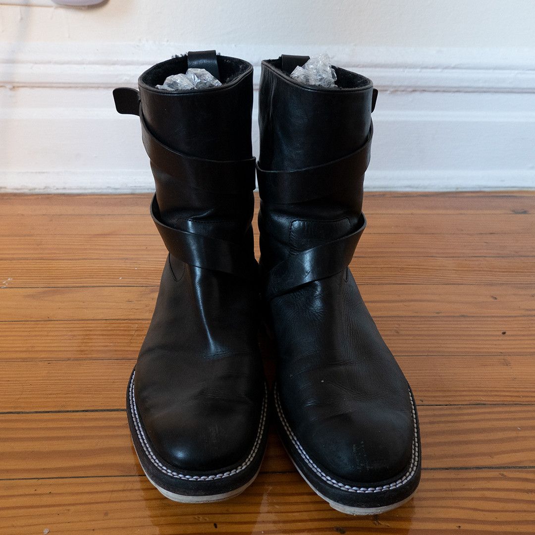 Jil Sander Fur-Lined Jodhpur Strap Boots Size US 8 / EU 41 - 2 Thumbnail