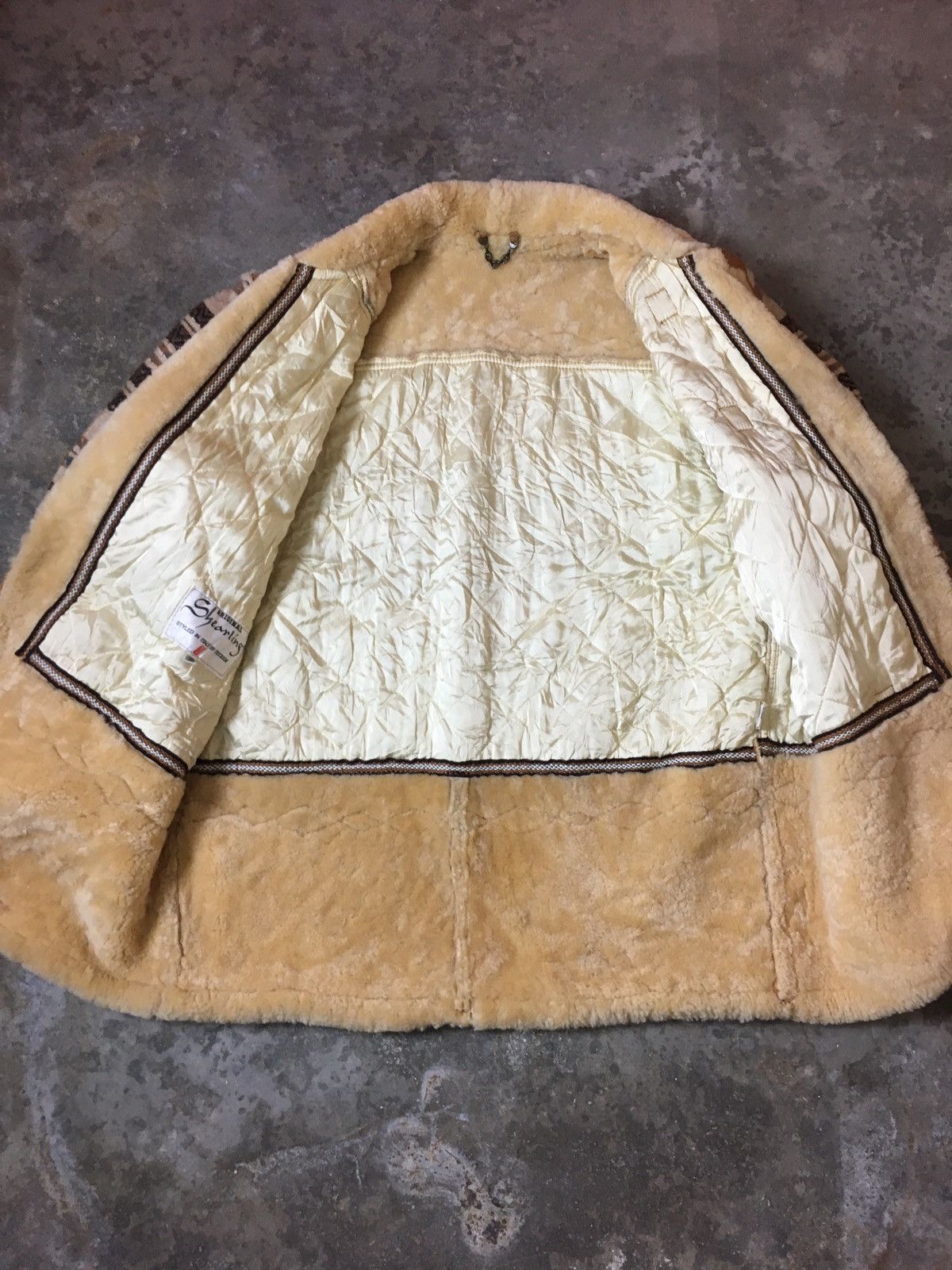 Designer × Genuine Leather Teodem Genuine Suede Shearling Style In Italy Coat Size US L / EU 52-54 / 3 - 7 Thumbnail