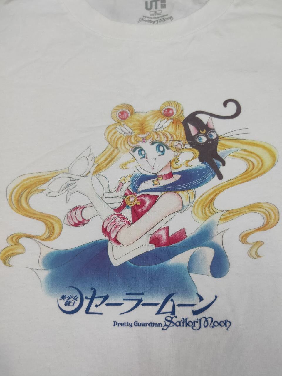 Anime × Japanese Brand × Uniqlo Vintage Sailormoon Anime Big Print Tee Manga Cospa Akira Size US S / EU 44-46 / 1 - 1 Thumbnail