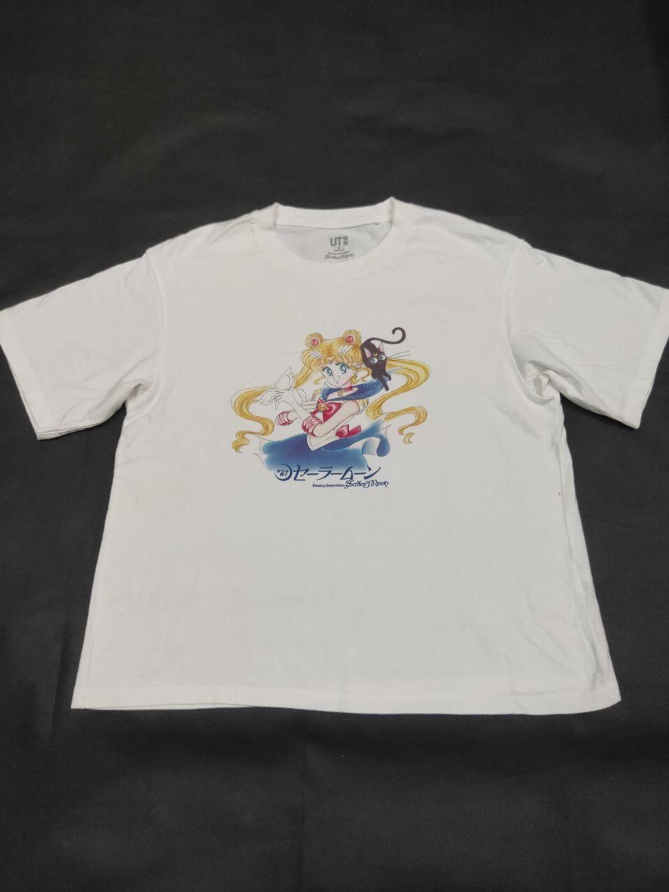 Anime × Japanese Brand × Uniqlo Vintage Sailormoon Anime Big Print Tee Manga Cospa Akira Size US S / EU 44-46 / 1 - 2 Thumbnail