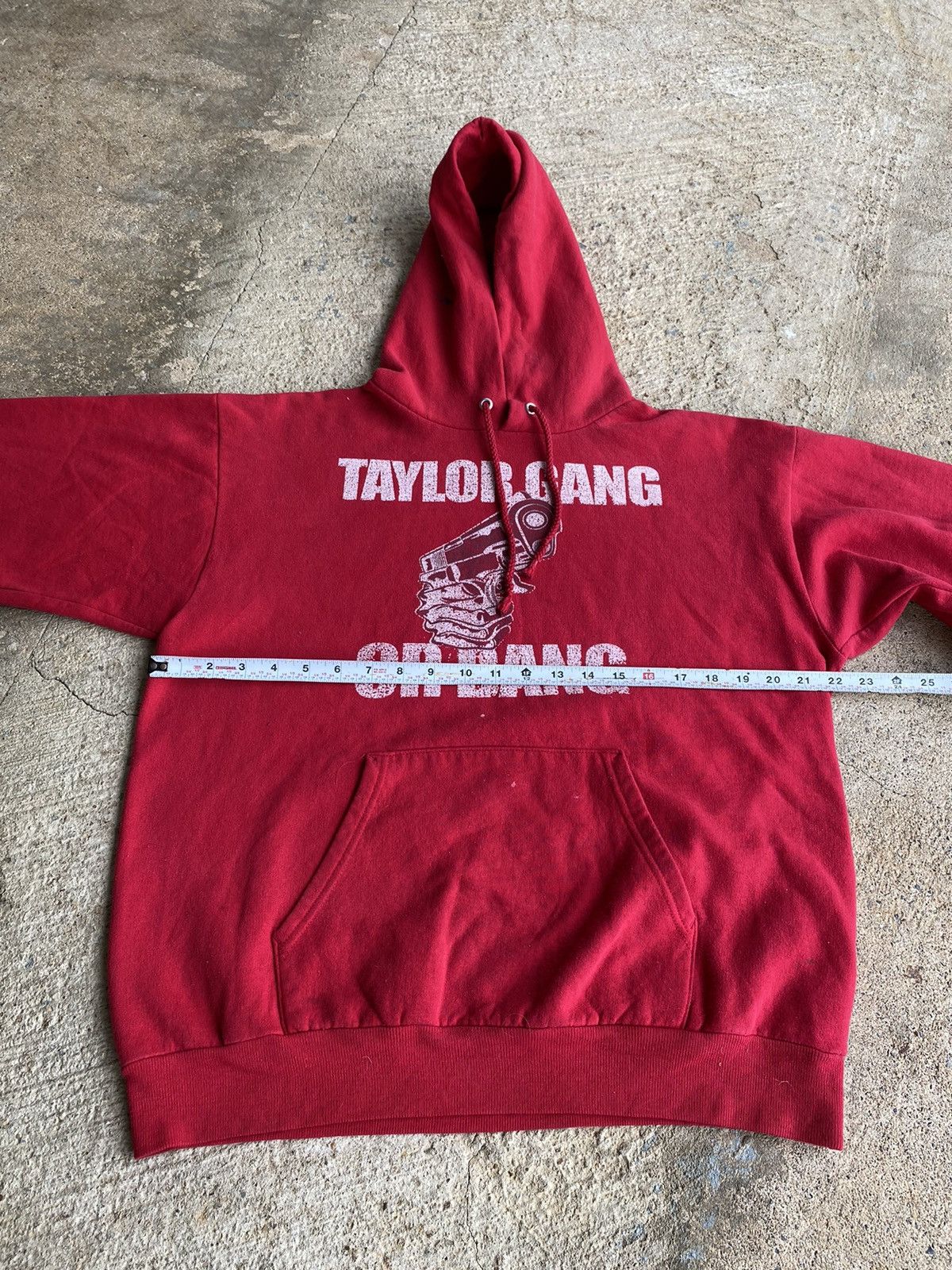 Band Tees × Wiz Khalifa Vintage Y2K Wiz Khalifa Taylor Gang Bang Distressed Hoodie Size US M / EU 48-50 / 2 - 18 Thumbnail