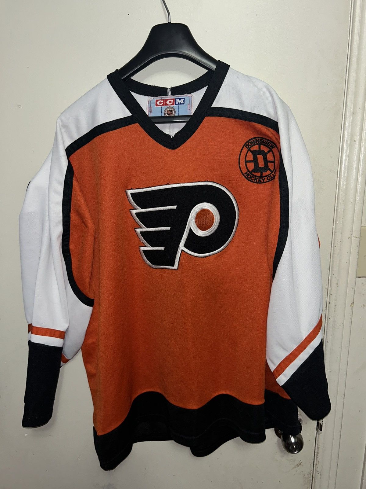 Ccm × NHL × Vintage Vintage CCM Philadelphia Flyers NHL Jersey Size US XXL / EU 58 / 5 - 1 Thumbnail