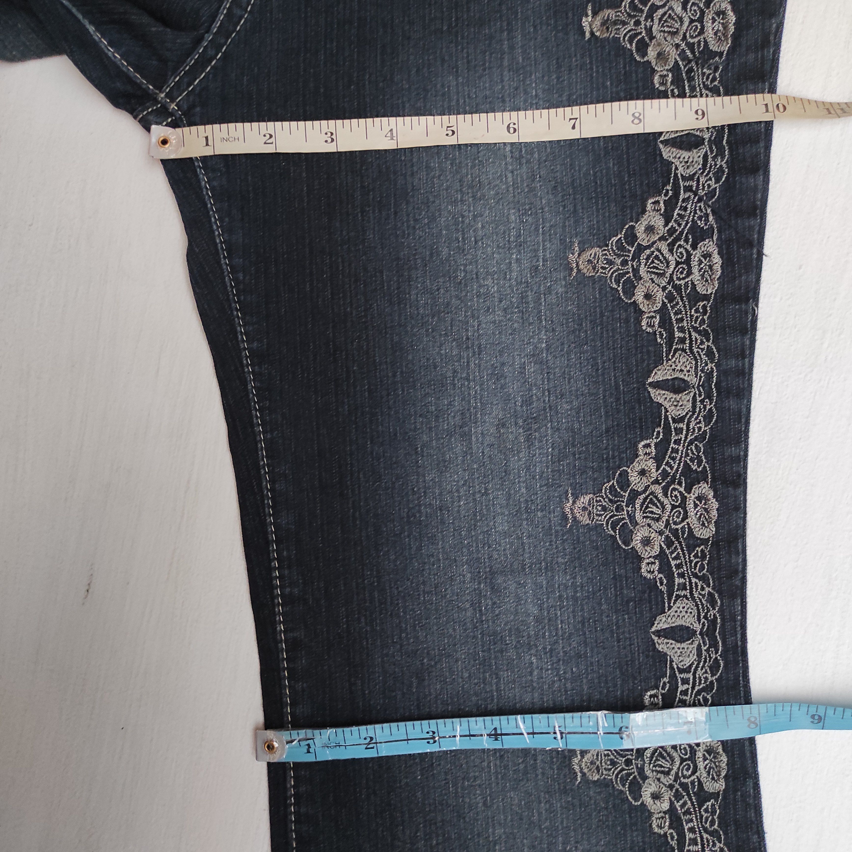 Hysteric Glamour Flare Jeans Embroidered Bootcut denim pants Size US 28 / EU 44 - 18 Thumbnail