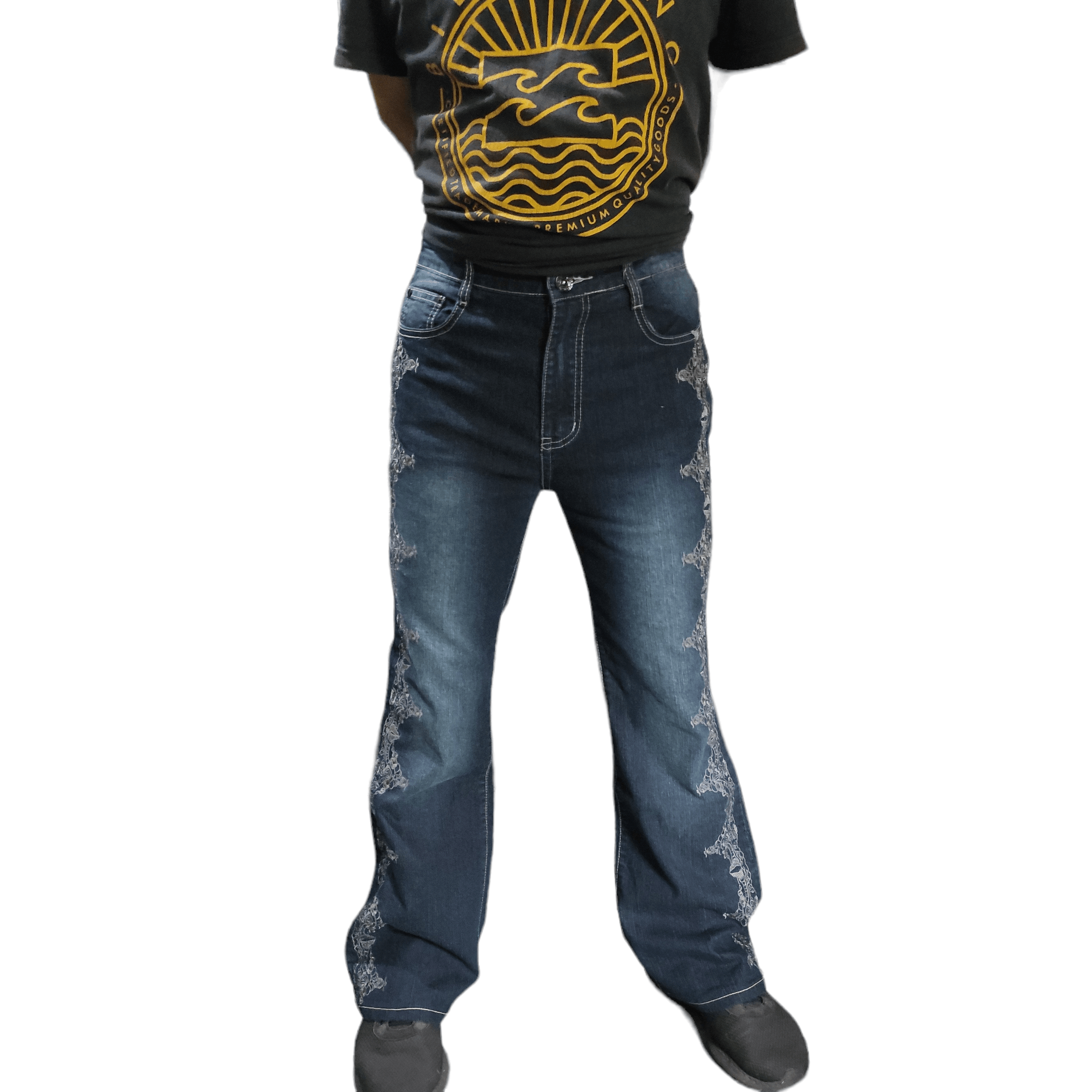 Hysteric Glamour Flare Jeans Embroidered Bootcut denim pants Size US 28 / EU 44 - 23 Thumbnail