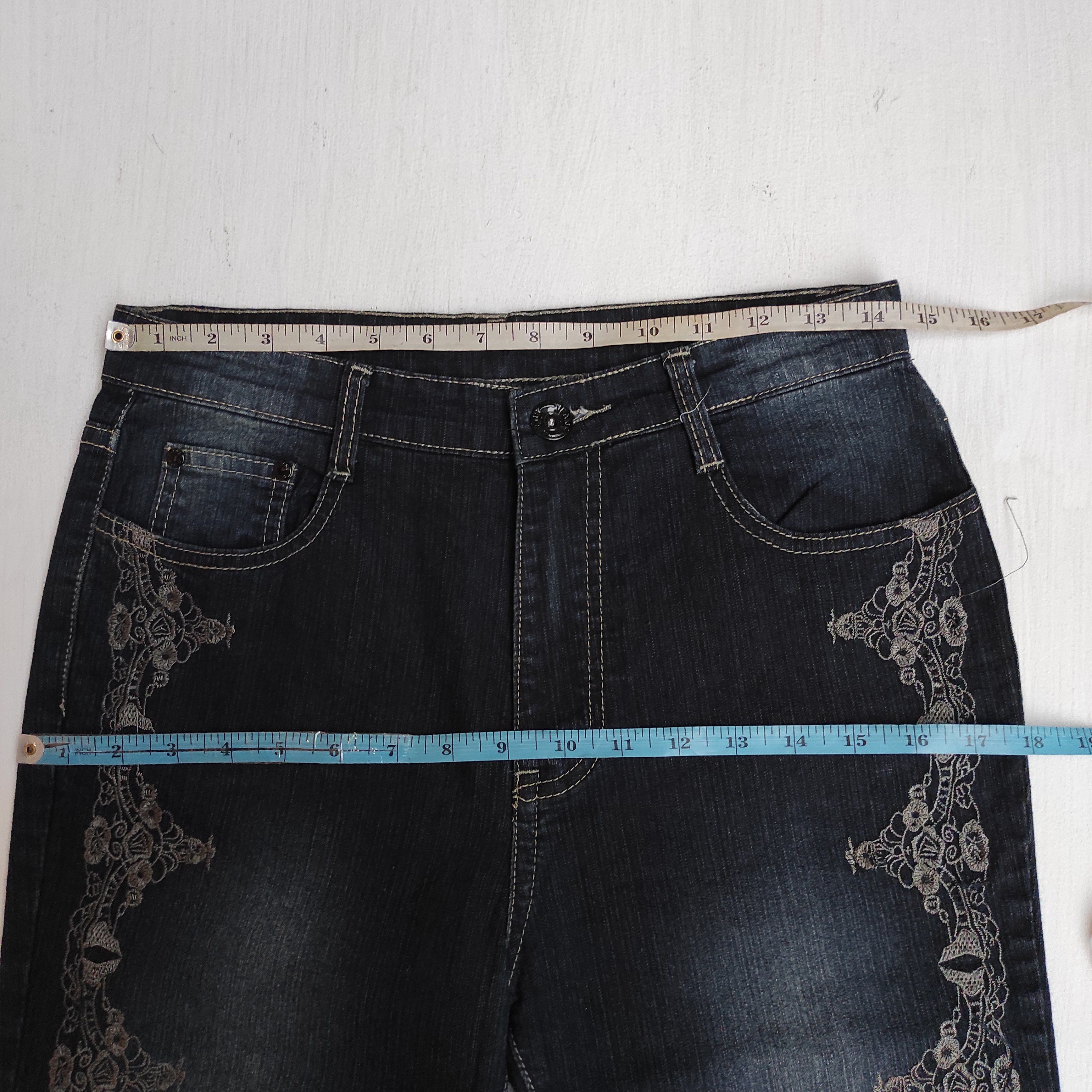 Hysteric Glamour Flare Jeans Embroidered Bootcut denim pants Size US 28 / EU 44 - 16 Thumbnail