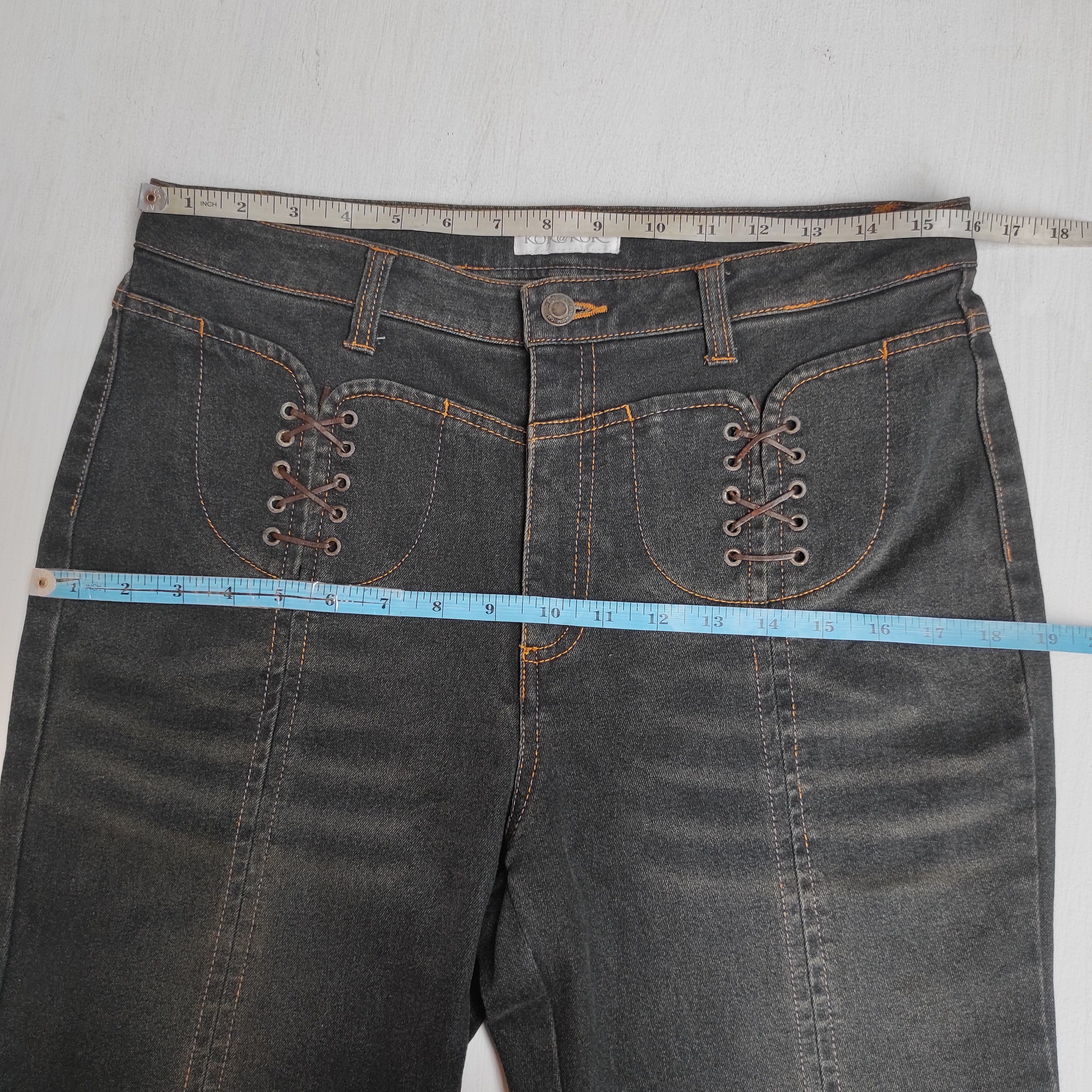 Hysteric Glamour Flare Jeans KOR@KOR Bootcut denim pants Size US 30 / EU 46 - 16 Thumbnail