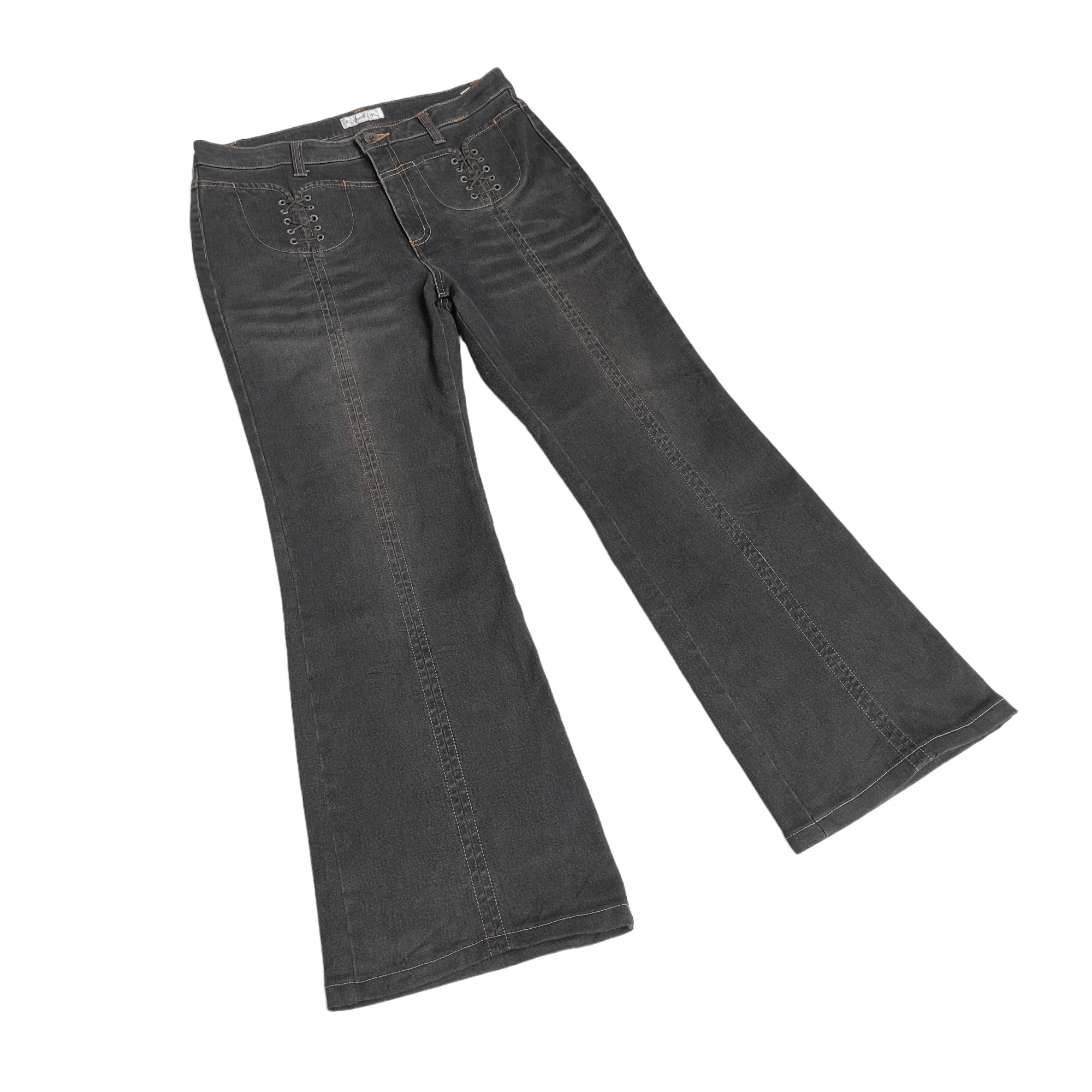 Hysteric Glamour Flare Jeans KOR@KOR Bootcut denim pants Size US 30 / EU 46 - 1 Thumbnail