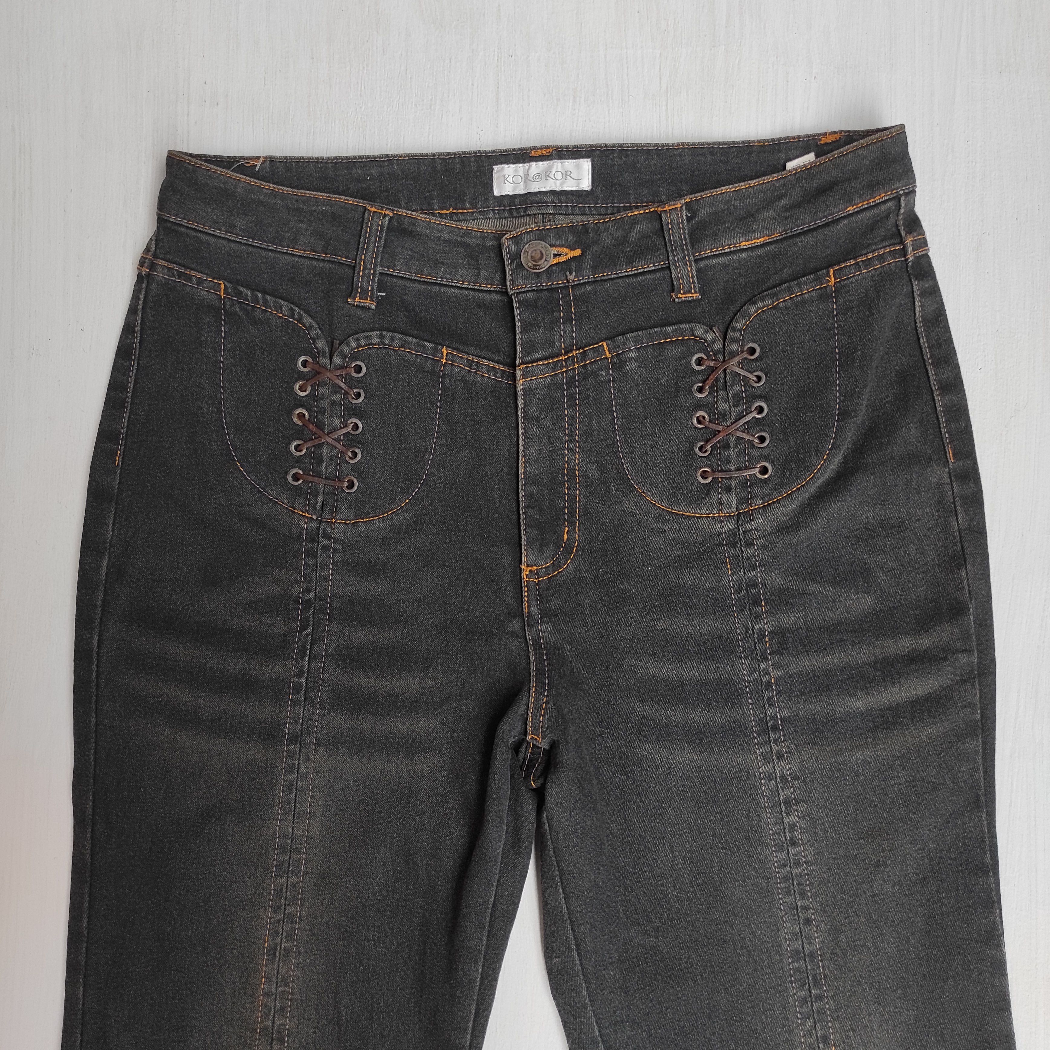 Hysteric Glamour Flare Jeans KOR@KOR Bootcut denim pants Size US 30 / EU 46 - 3 Thumbnail