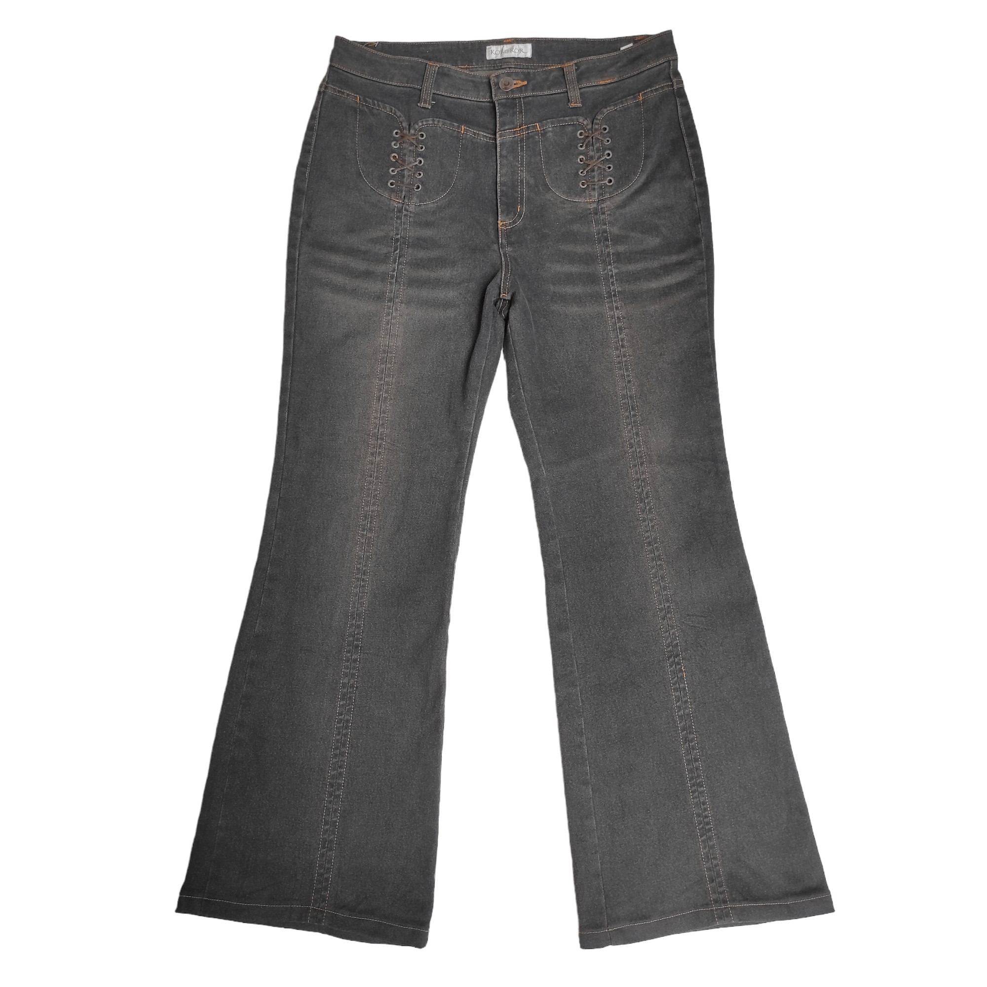 Hysteric Glamour Flare Jeans KOR@KOR Bootcut denim pants Size US 30 / EU 46 - 2 Thumbnail