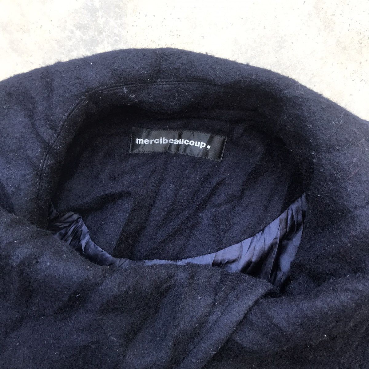 Issey Miyake Vintage Issey Miyake Black Wool Wide Jacket Size US L / EU 52-54 / 3 - 10 Thumbnail