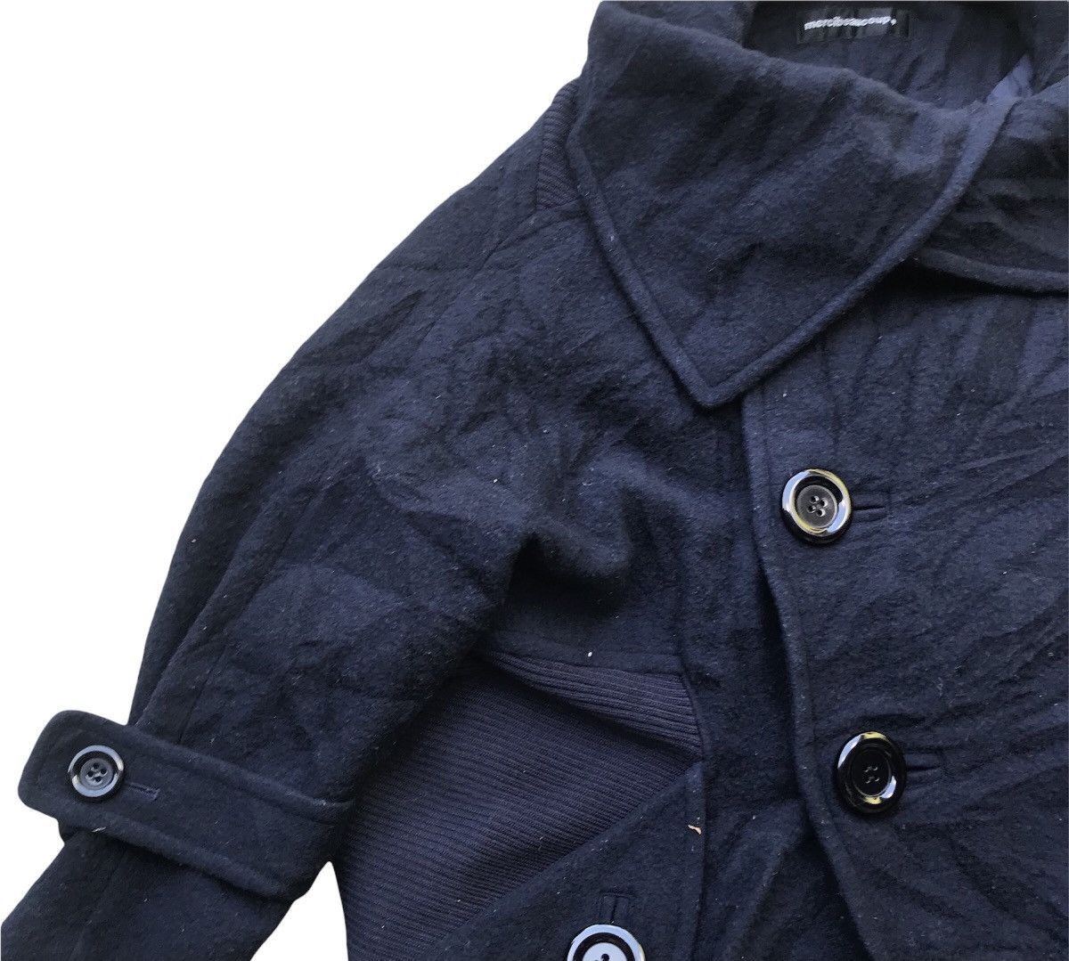 Issey Miyake Vintage Issey Miyake Black Wool Wide Jacket Size US L / EU 52-54 / 3 - 3 Thumbnail