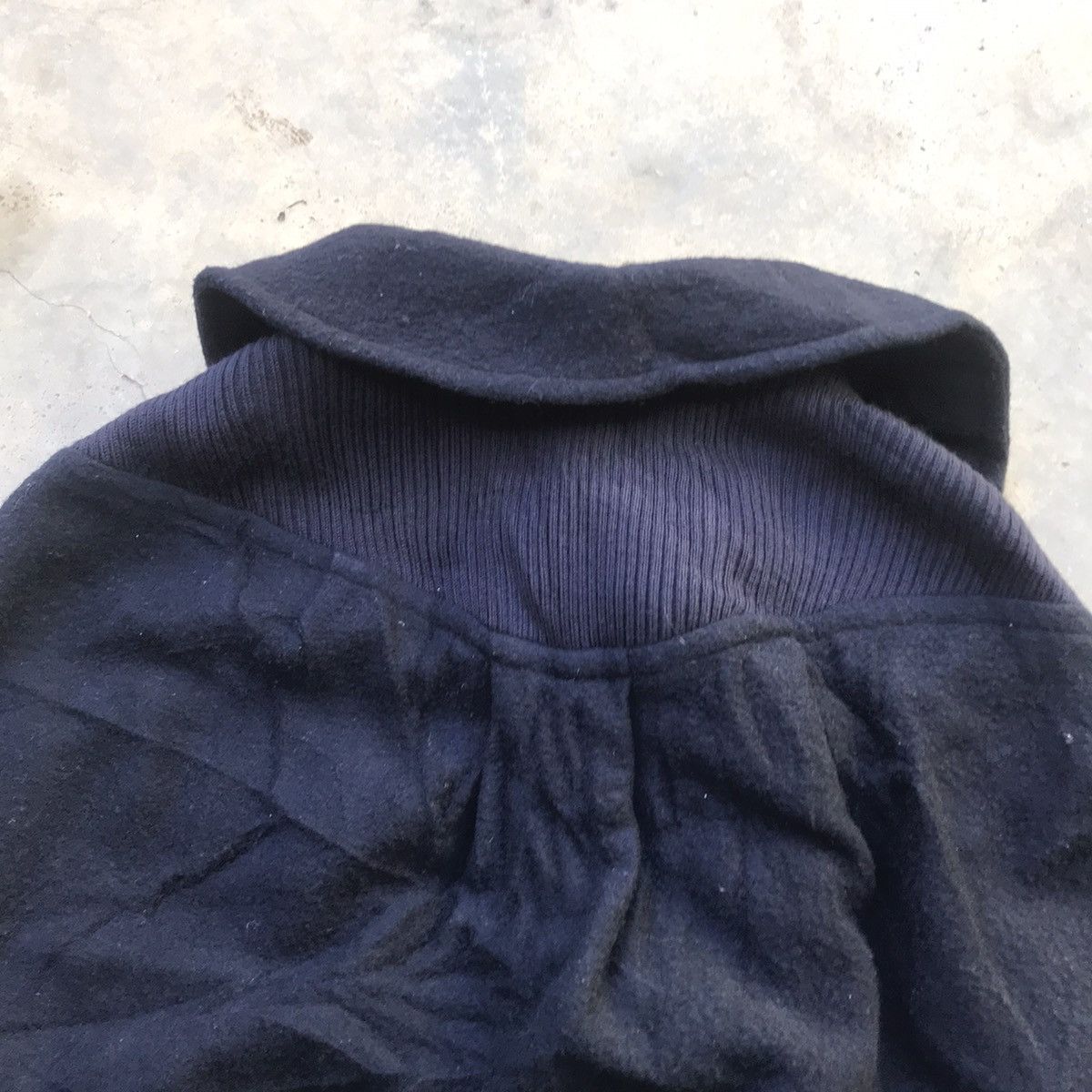 Issey Miyake Vintage Issey Miyake Black Wool Wide Jacket Size US L / EU 52-54 / 3 - 14 Thumbnail
