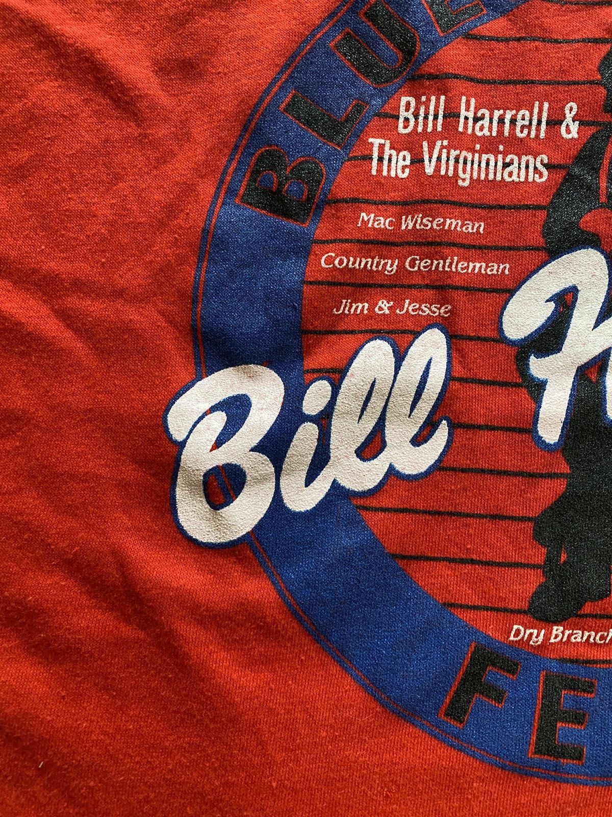 Band Tees Vintage 1987 Bluegrass Festival Virginia Single Stitch Tee Size US L / EU 52-54 / 3 - 6 Thumbnail