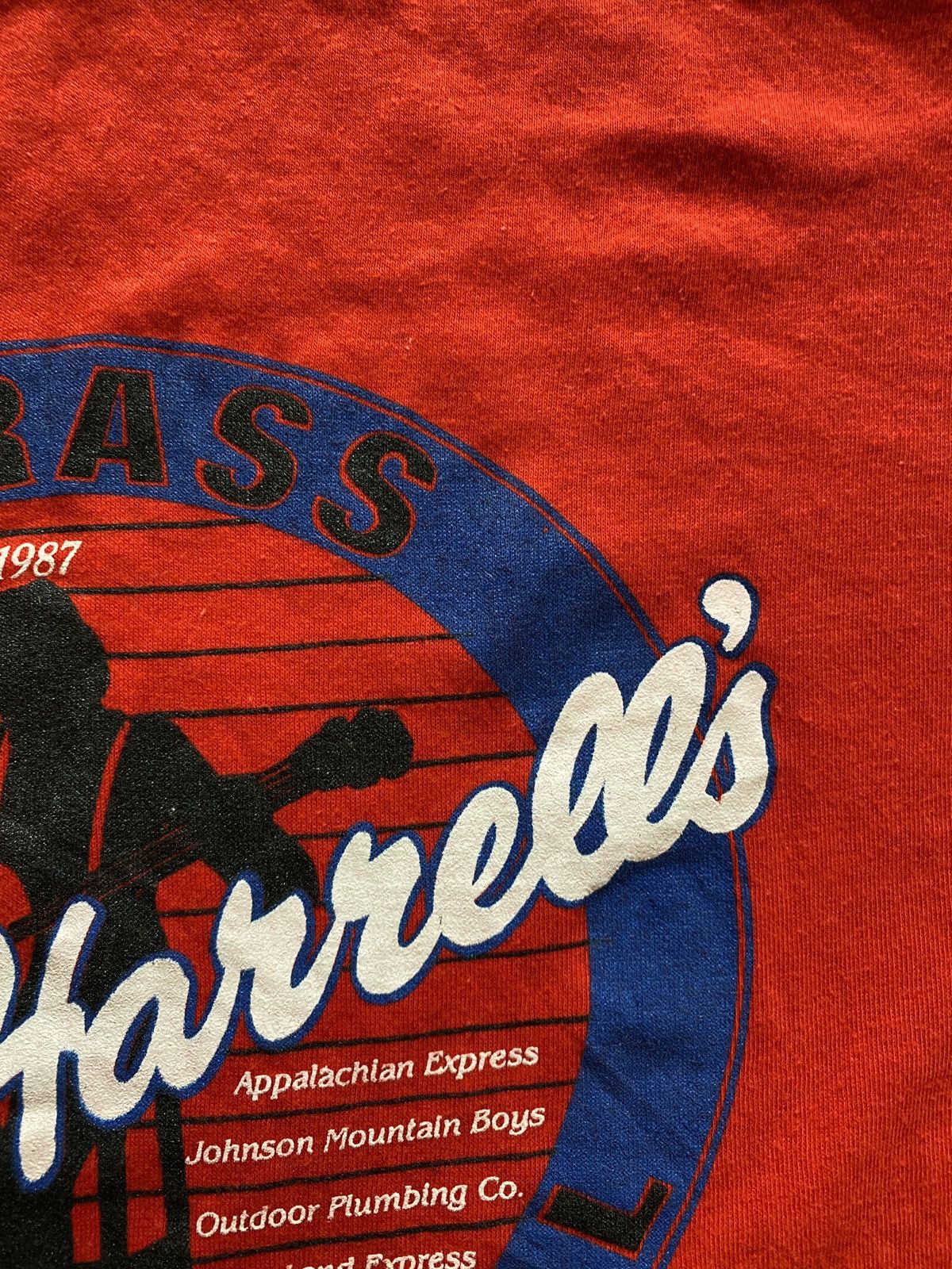 Band Tees Vintage 1987 Bluegrass Festival Virginia Single Stitch Tee Size US L / EU 52-54 / 3 - 5 Thumbnail