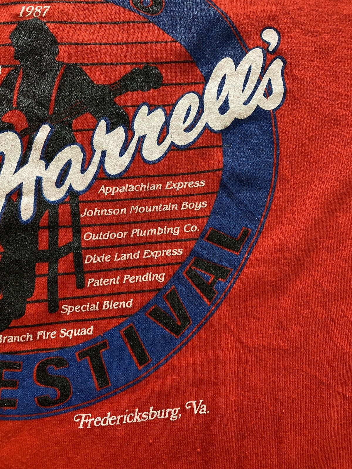 Band Tees Vintage 1987 Bluegrass Festival Virginia Single Stitch Tee Size US L / EU 52-54 / 3 - 7 Thumbnail